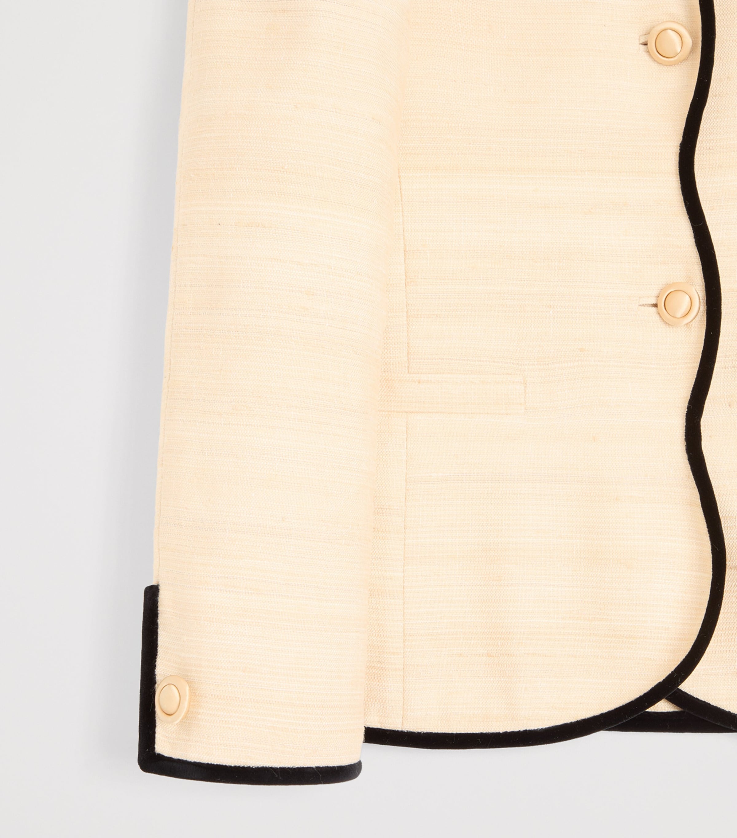 Valentino Multi Silk-Linen Collarless Blazer | Harrods US