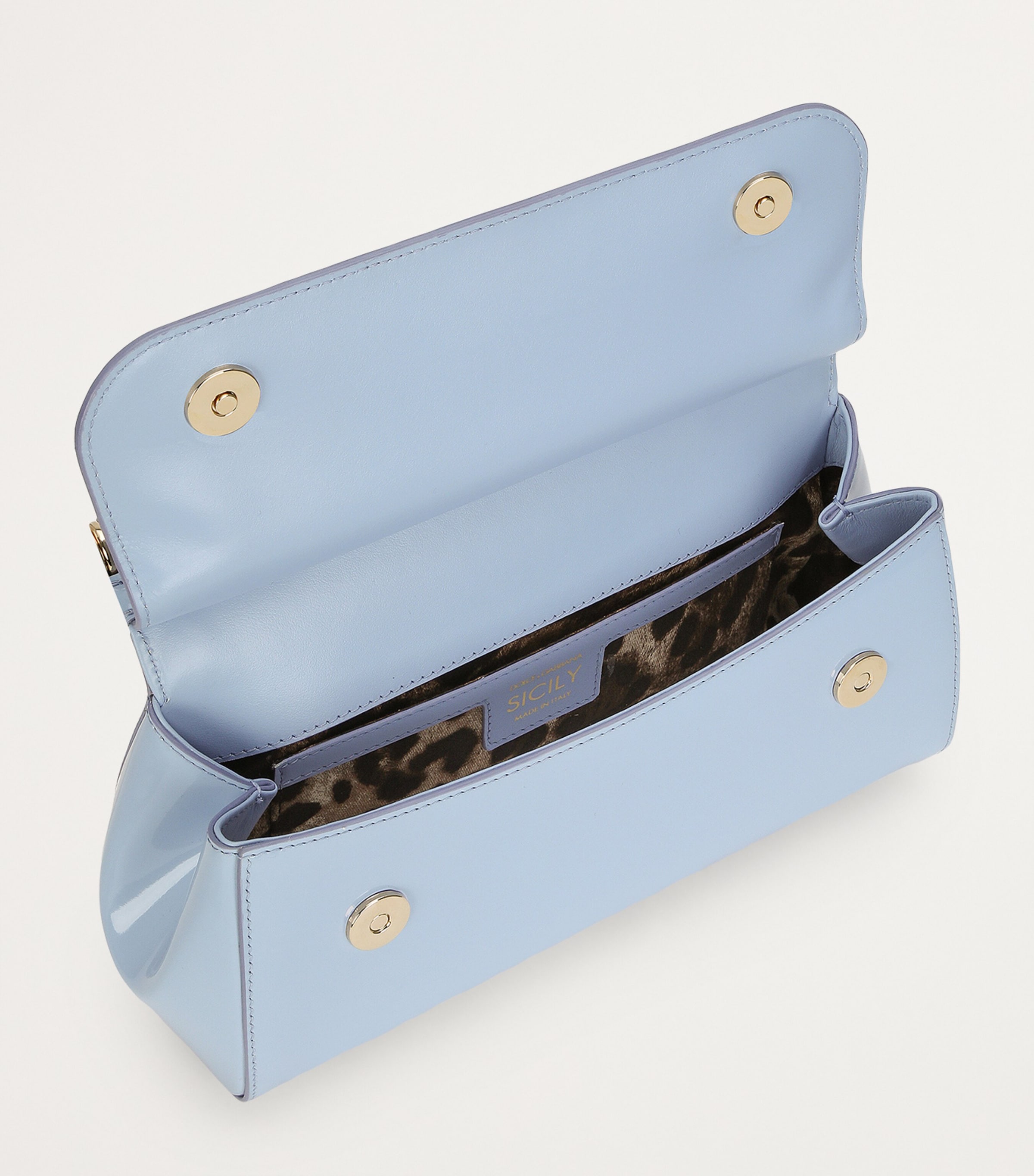 Medium Leather Sicily Top-Handle Bag 80789- ZUCCHERO 6 Image 5