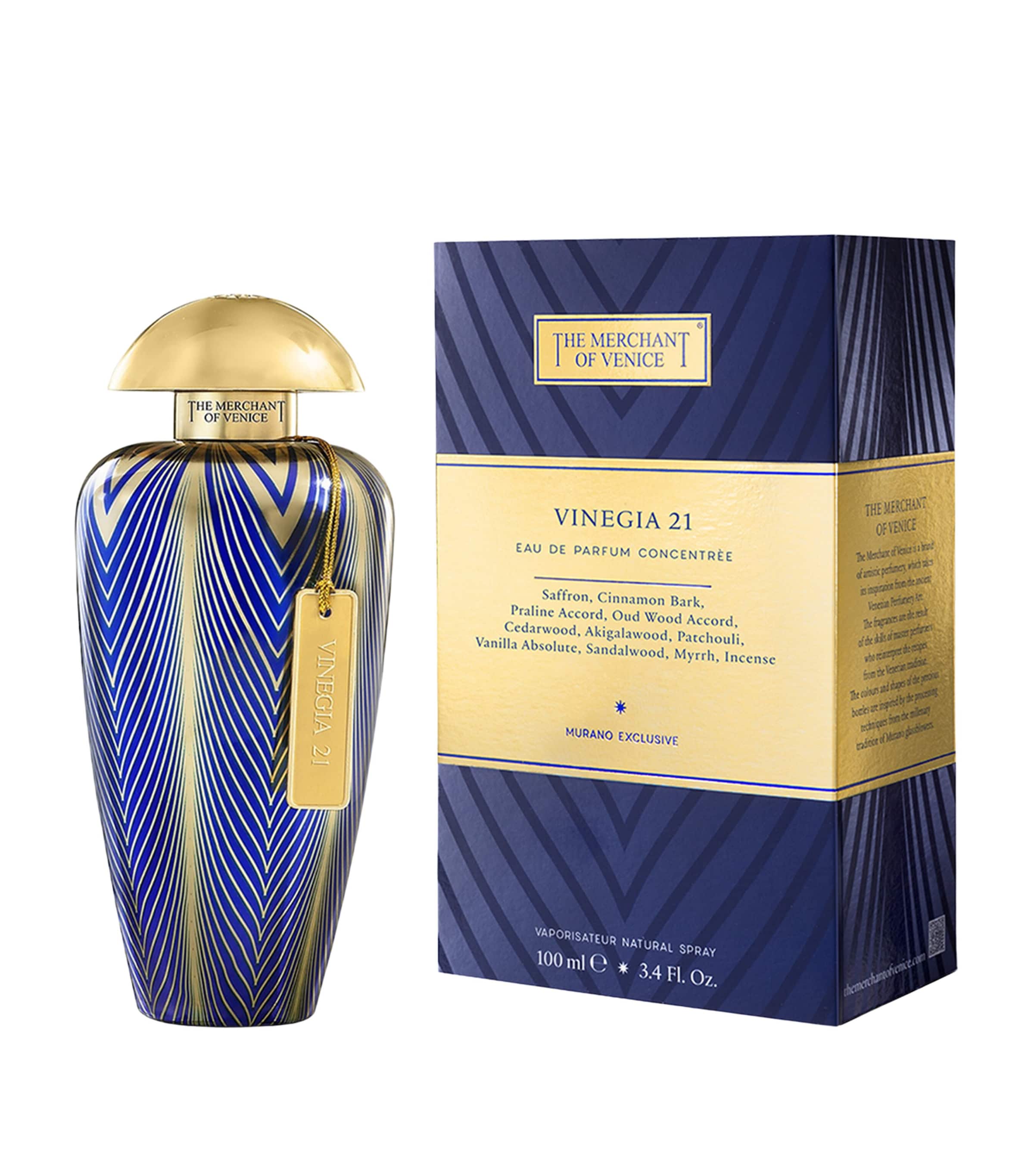 THE MERCHANT OF VENICE Murano Exclusive Vinegia 21 Eau de Parfum (100ml) Image 2