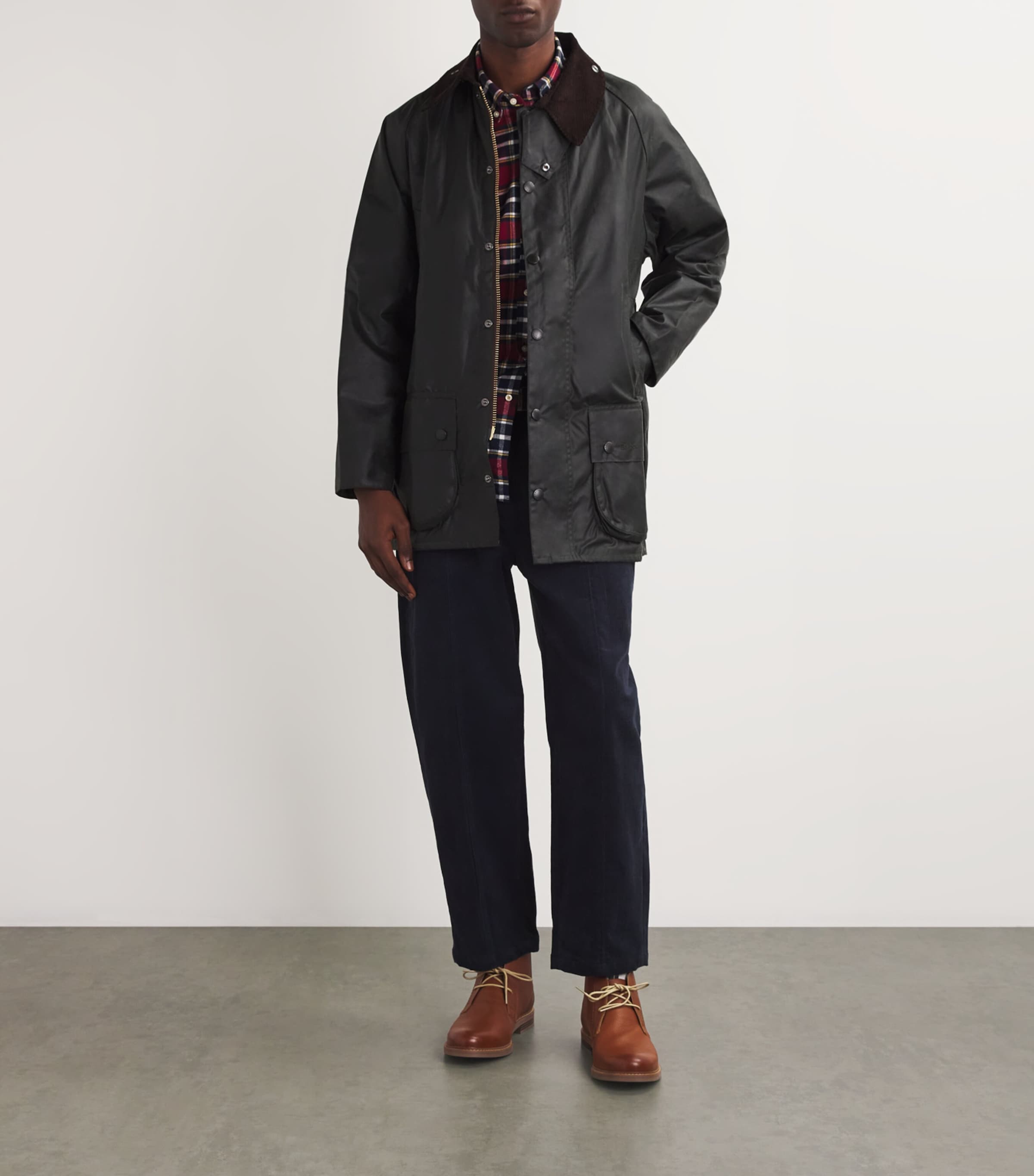 Barbour Leather Readhead Chukka Boots Cognac Image 6