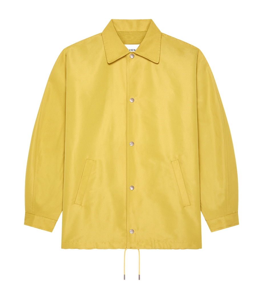 Faille Logo Coach Jacket MUSTARD Image 1