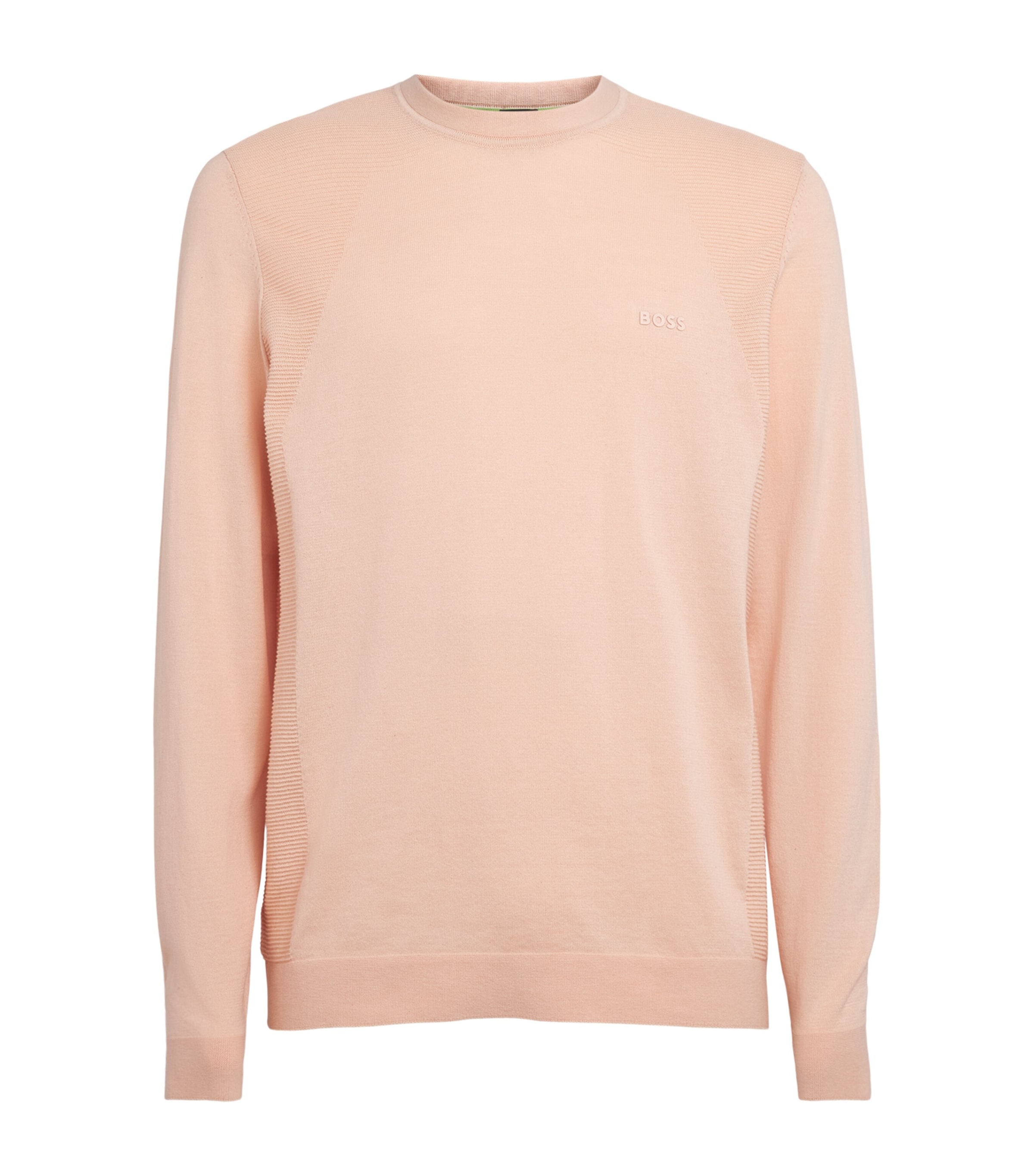 BOSS Mens Momentum Lite Sweatshirt Light Orang Image 1