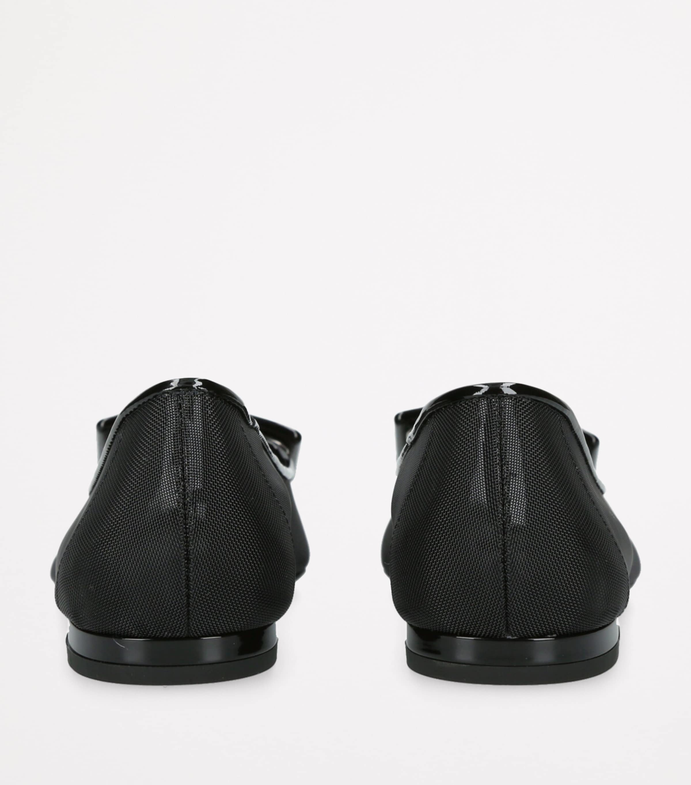 Net Gommettine Ballet Flats BLACK Image 2
