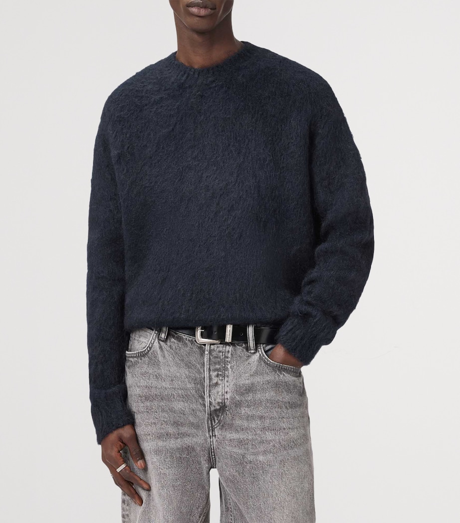 Oversized Brushed Coby Sweater INK BLUE Image 5
