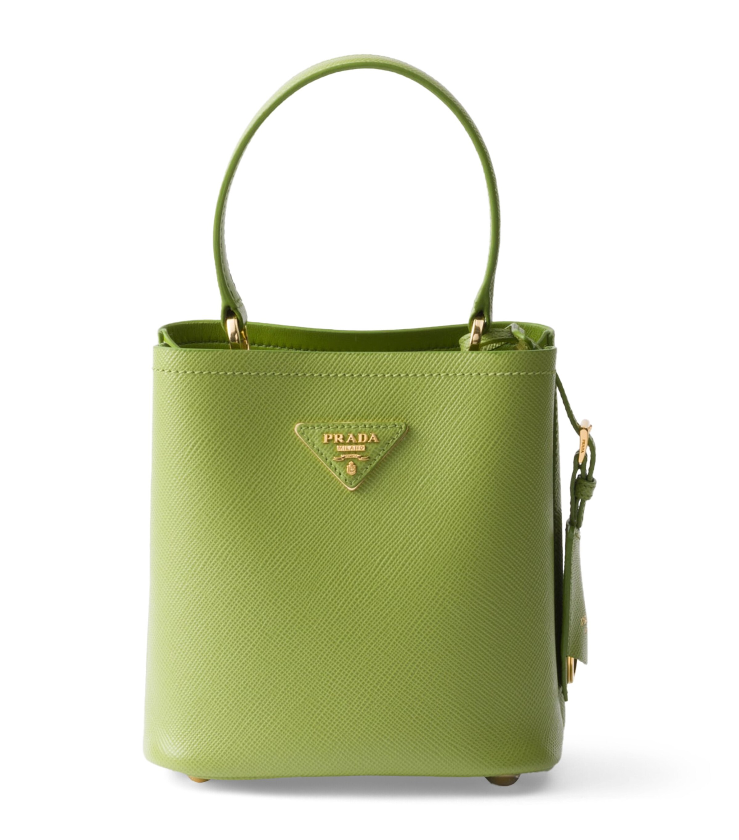 Prada Small Saffiano Leather Panier Top-Handle Bag Image 1