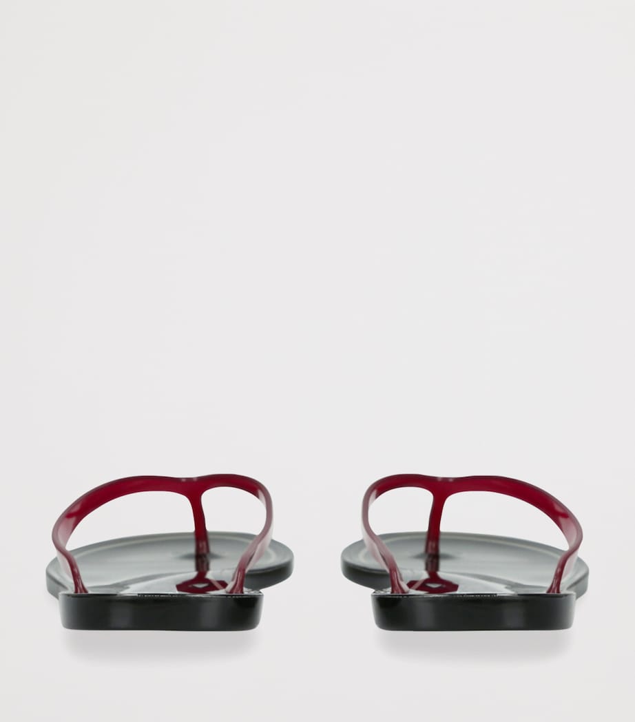 Jo Flip Flops RED/DARK Image 2