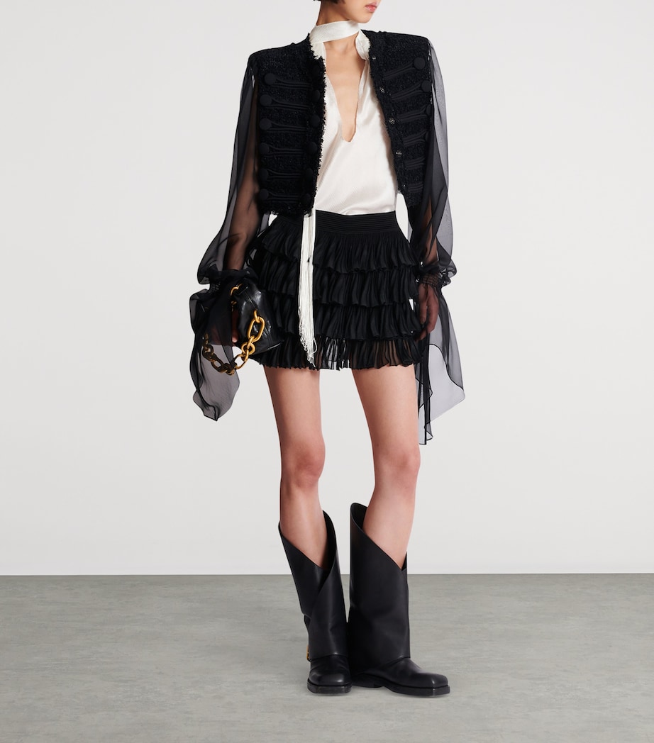 Silk Backless Top 0FA BLANC Image 4