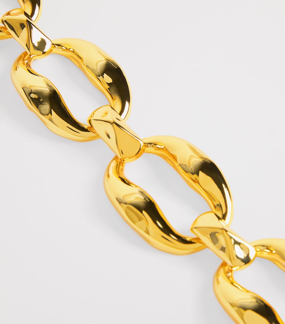 Gold-Plated Molten Link Bracelet GOLD Image 5