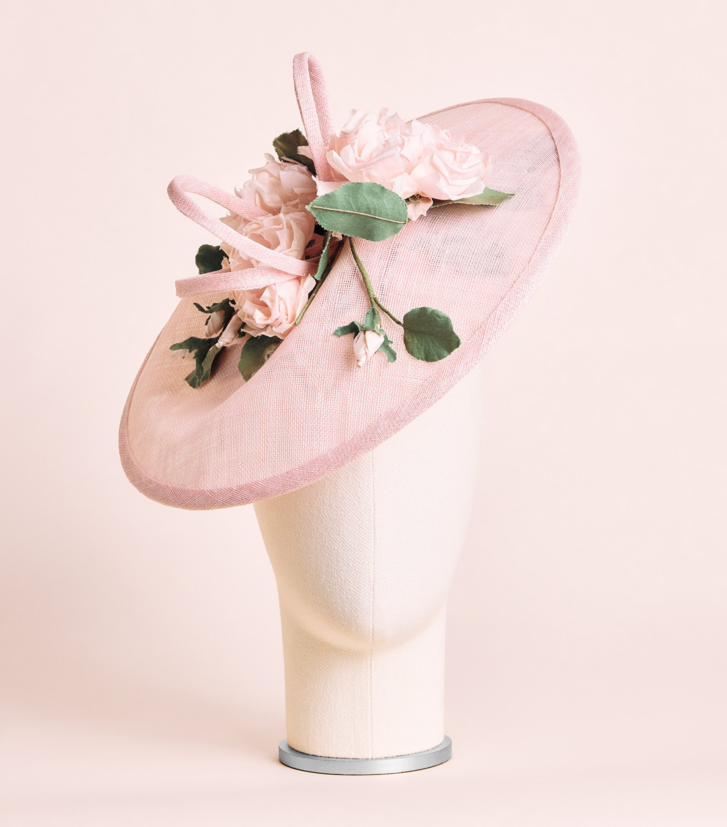 Rachel Trevor-Morgan Flower-Detail Percher Fascinator Pink Image 2