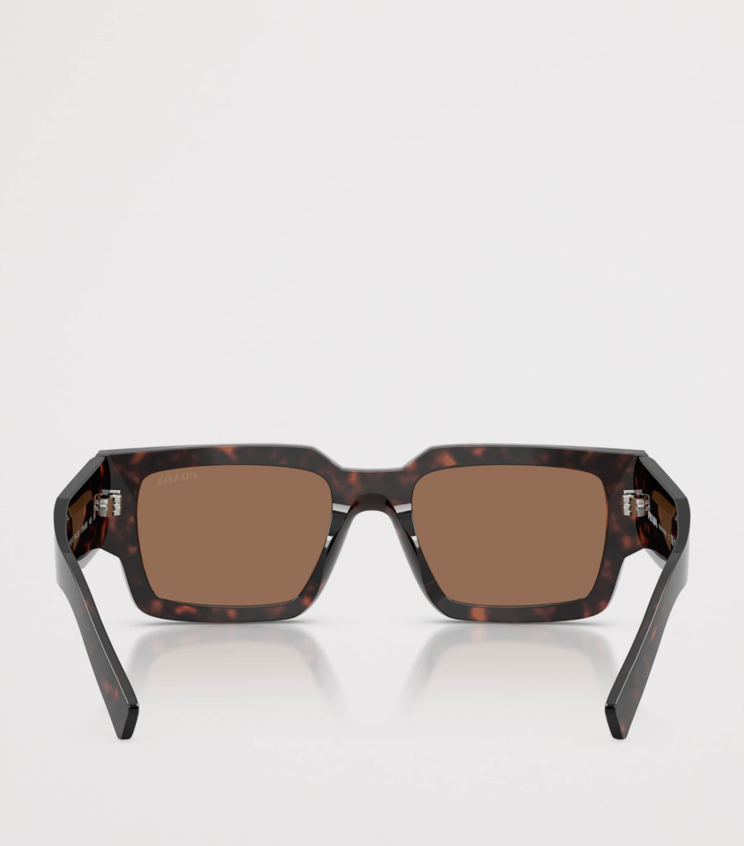 Acetate Rectangular Sunglasses 17N06B Image 4
