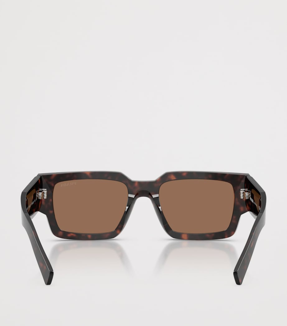 Acetate Rectangular Sunglasses 17N06B Image 4