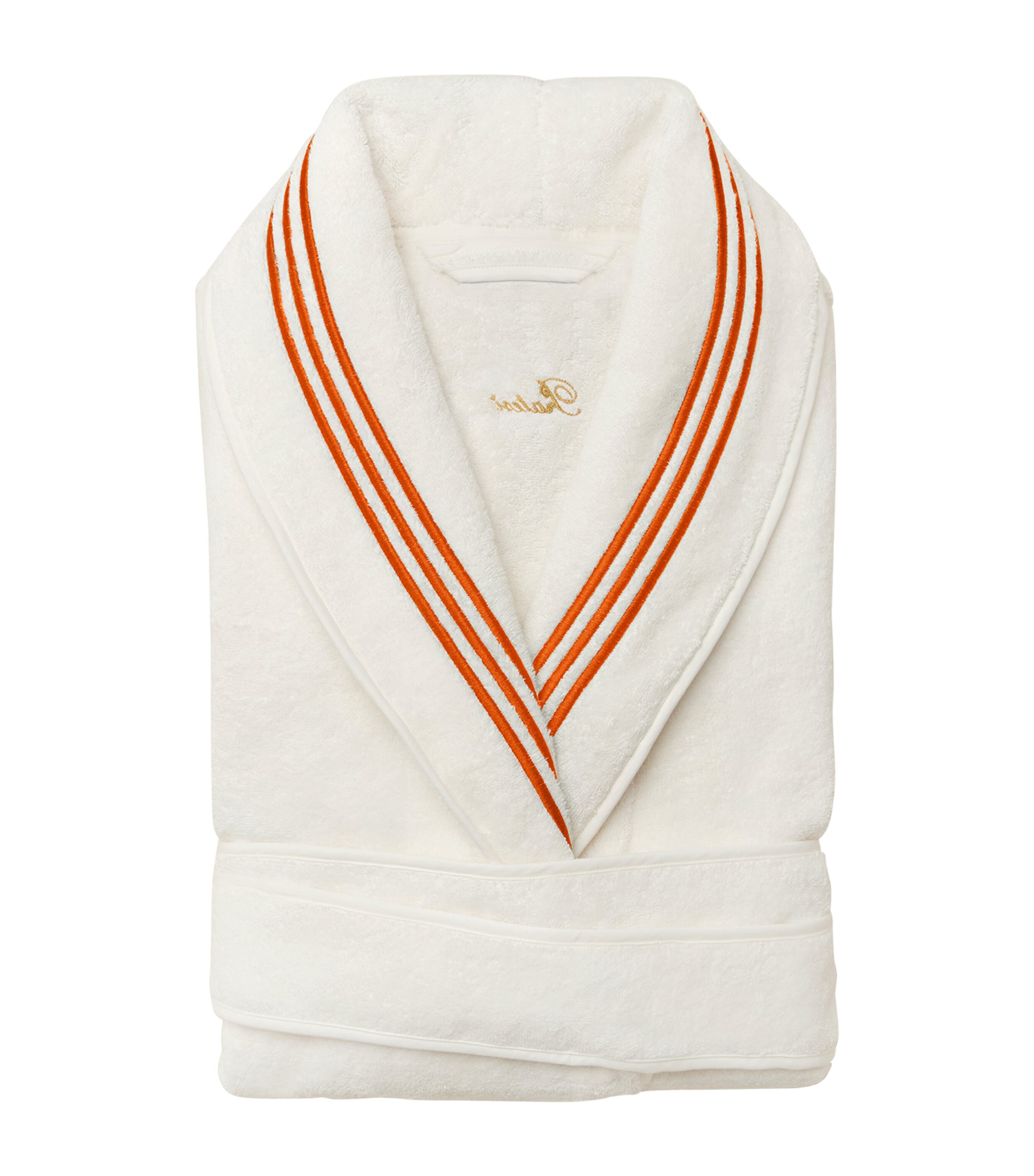 Pratesi Tre Righe Robe (Large) Ivory/orange Image 1