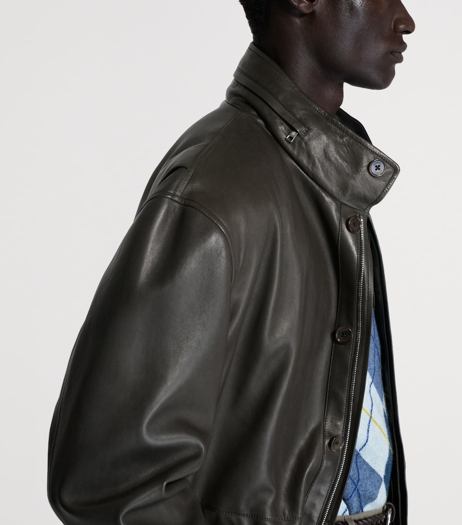 Dunhill Mens Leather Jacket Image 5