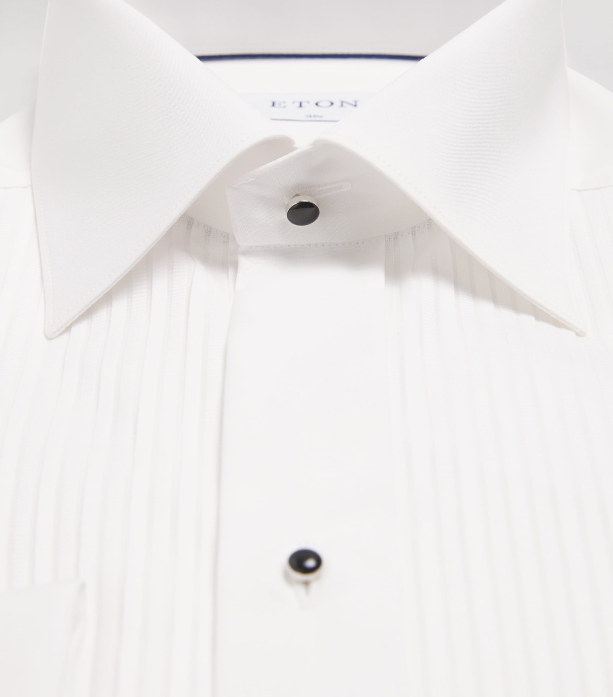 Pleated Slim Fit Shirt WHITE Image 5