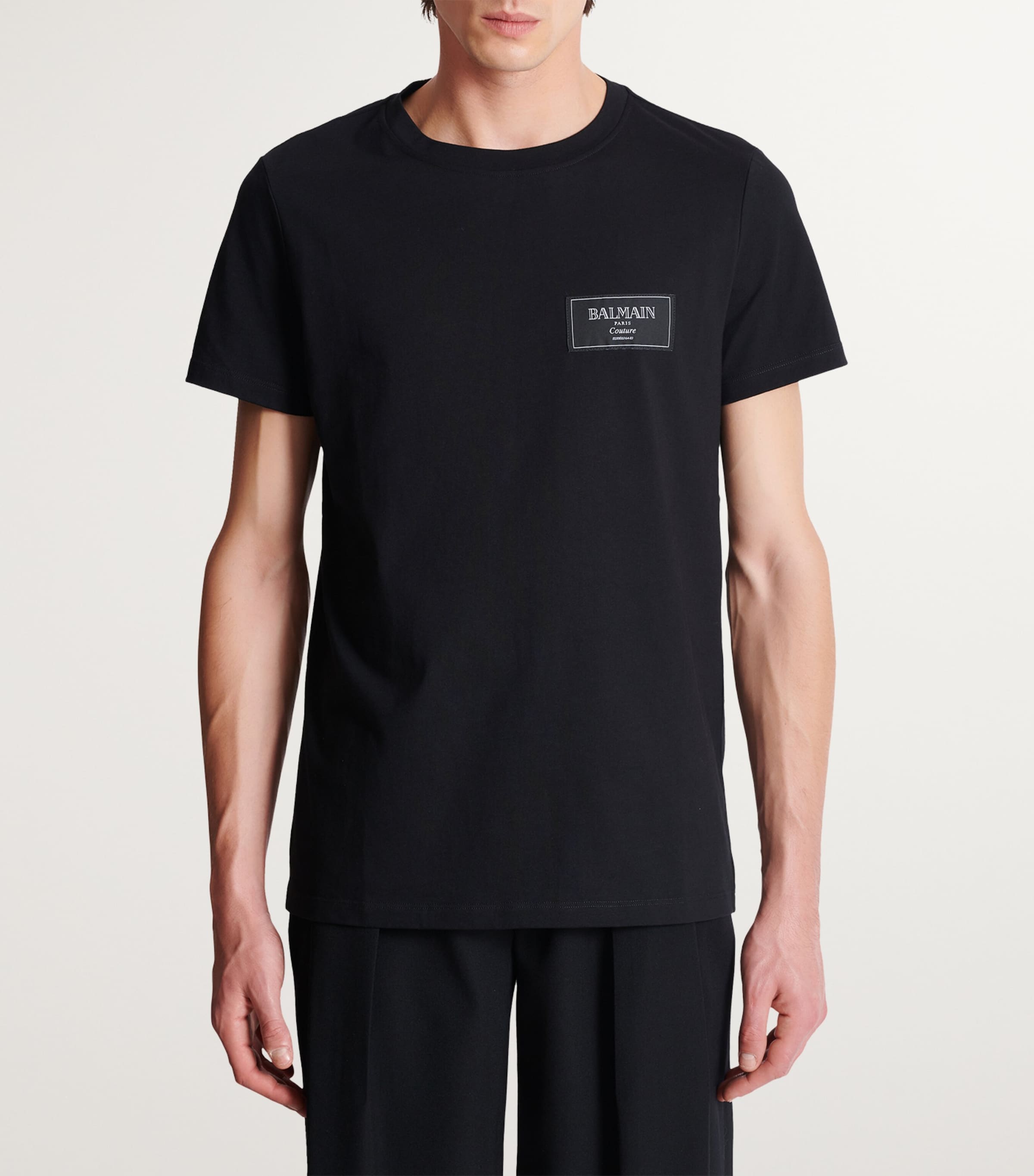 Cotton Logo T-Shirt 0PA NOIR Image 3