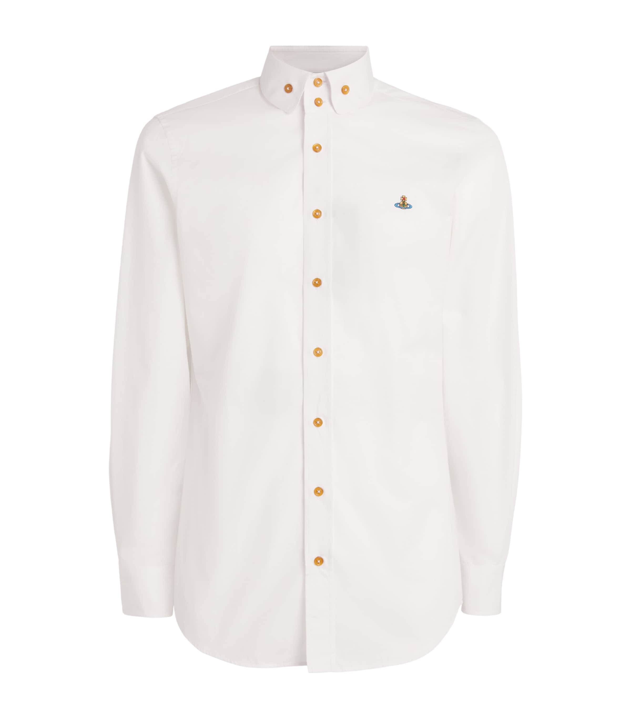 Cotton 2-Button Krall Shirt A401 WHITE Image 1