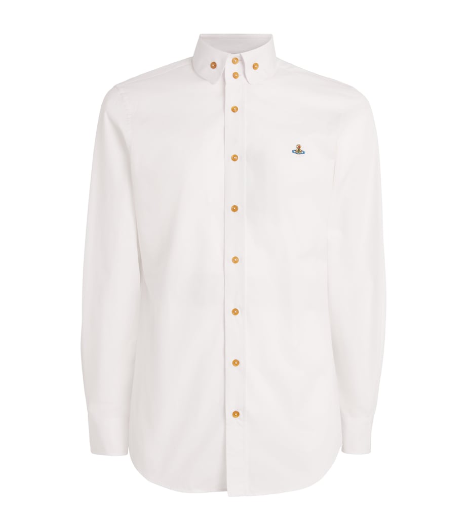 Cotton 2-Button Krall Shirt A401 WHITE Image 1