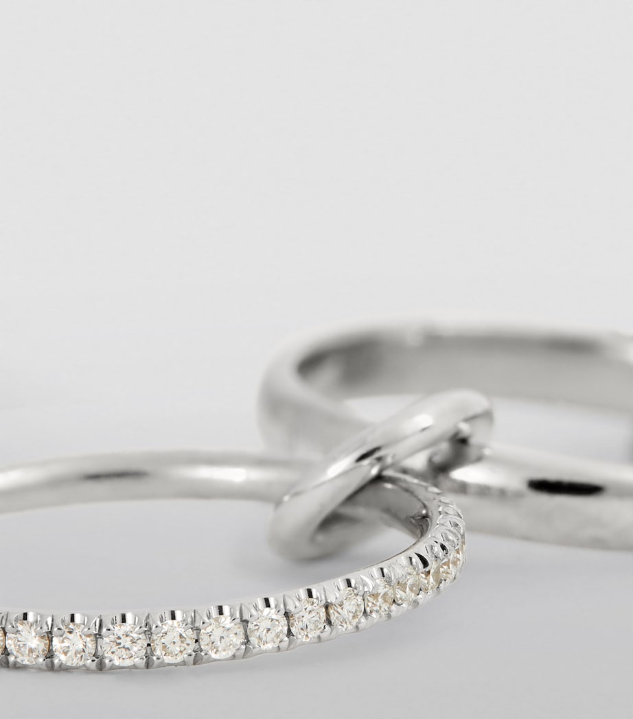 White Gold and Diamond Polaris Ring WHITE GOLD Image 6