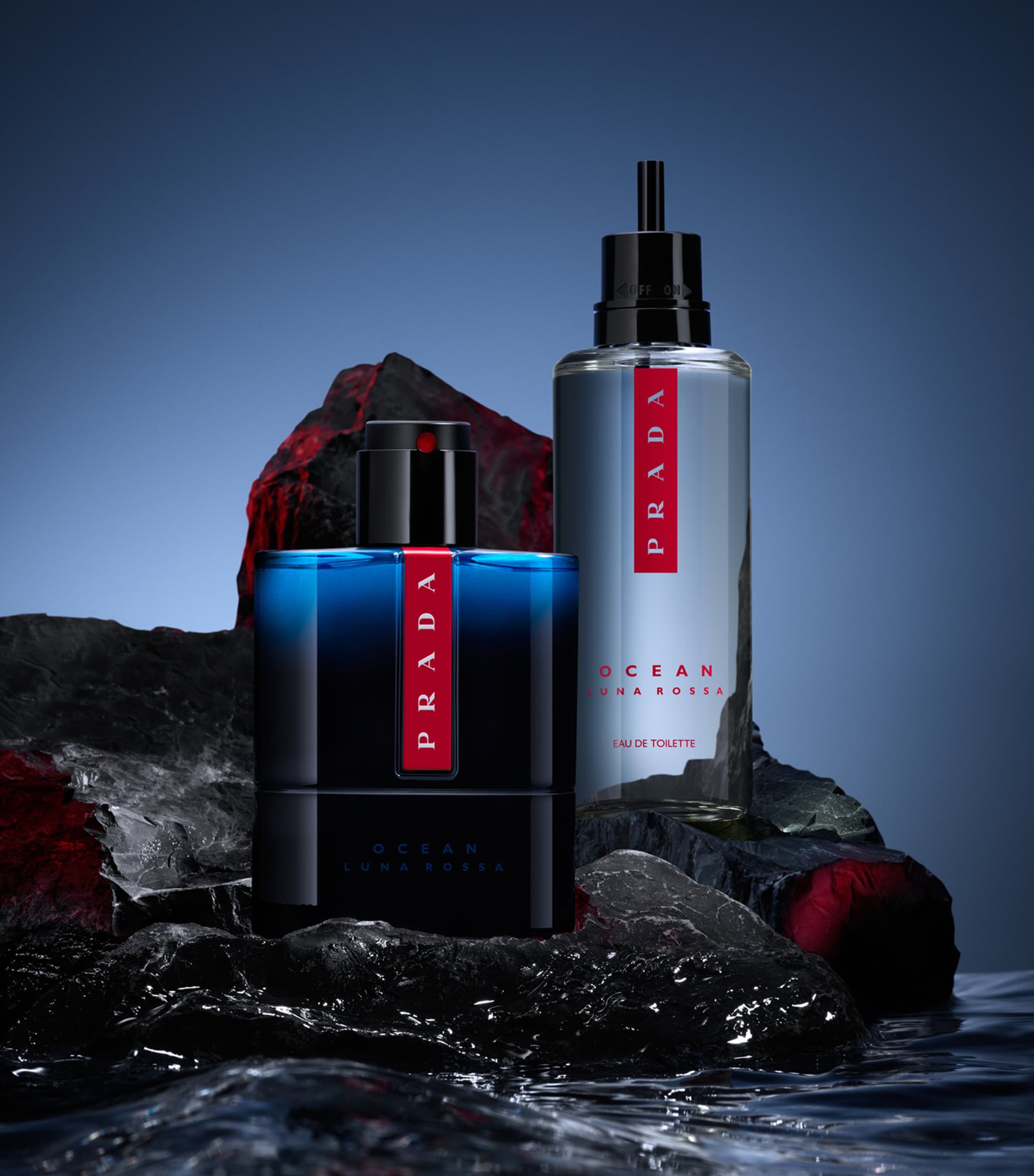Prada Beauty Luna Rossa Ocean Eau de Toilette (100ml) - Refill Image 2