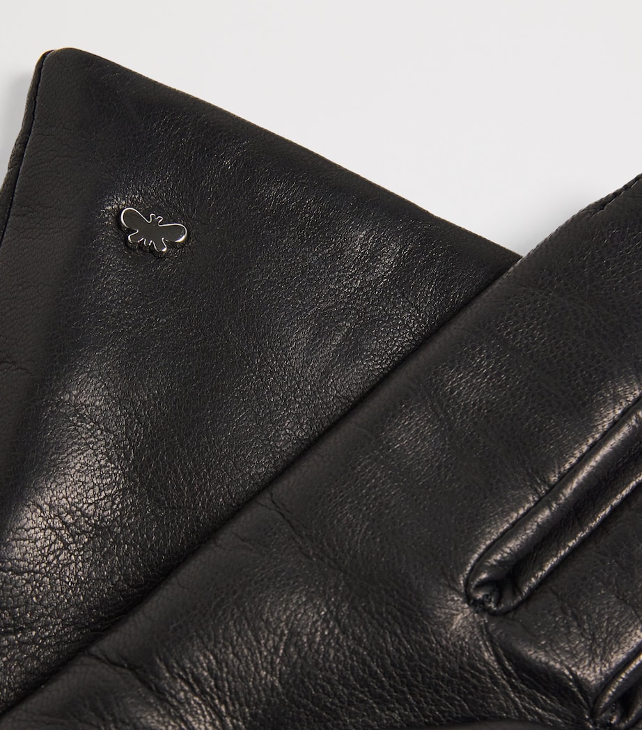 Leather Gloves BLACK Image 2