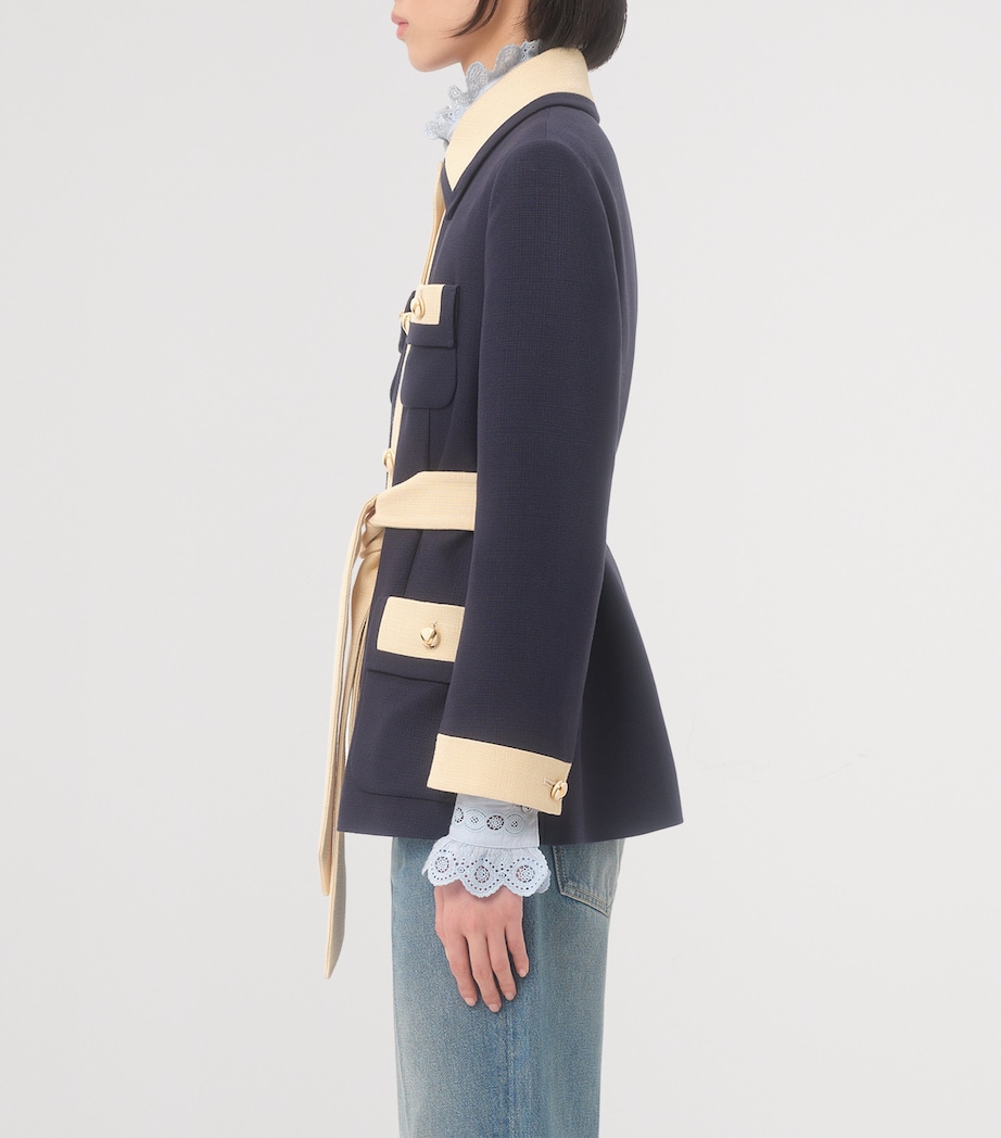 Belted Caban Jacket DSV Image 4