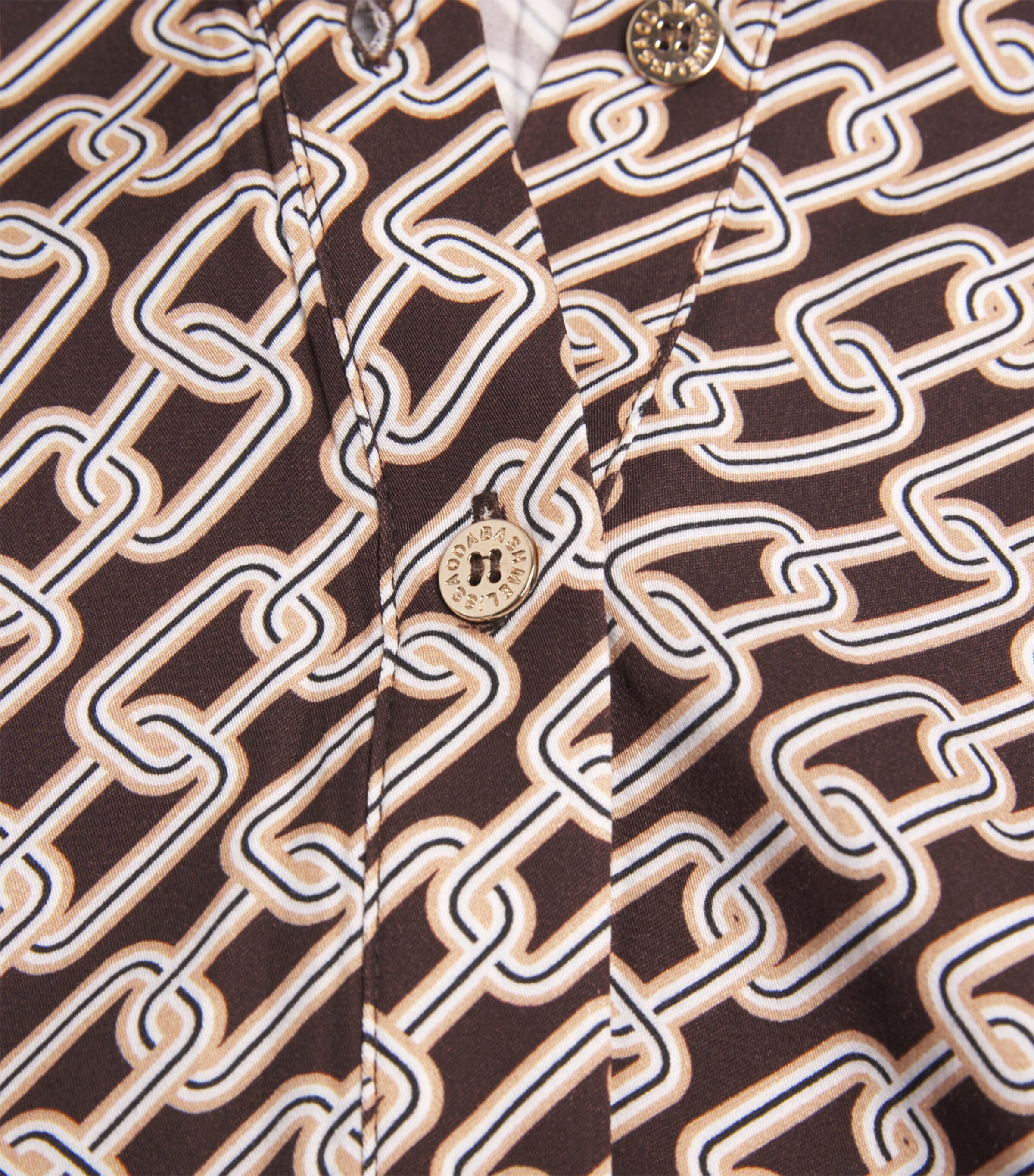 Melissa Odabash Womens Chain Print Millie Shirt Image 6