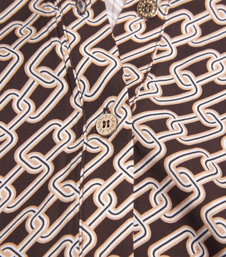 Melissa Odabash Womens Chain Print Millie Shirt Image 6