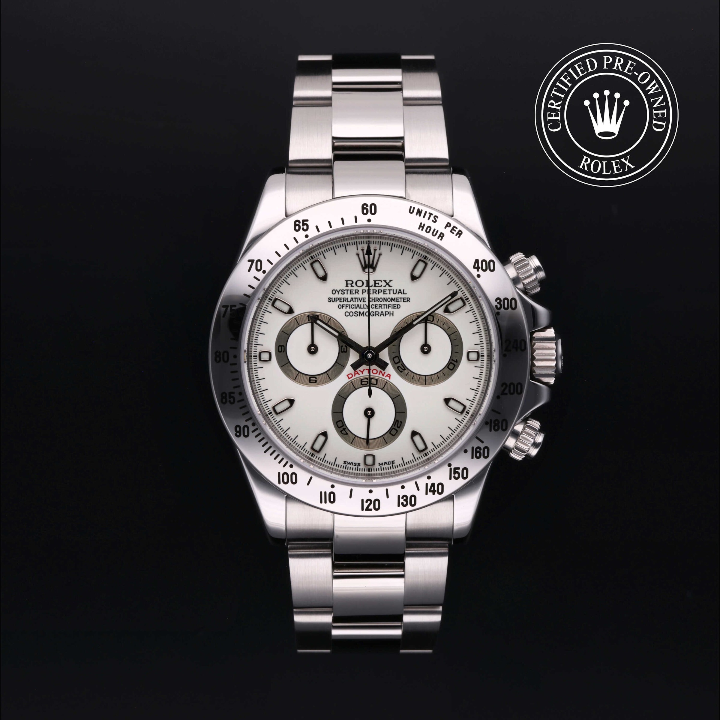Rolex Certified Pre-Owned Oyster Perpetual Cosmograph Daytona White