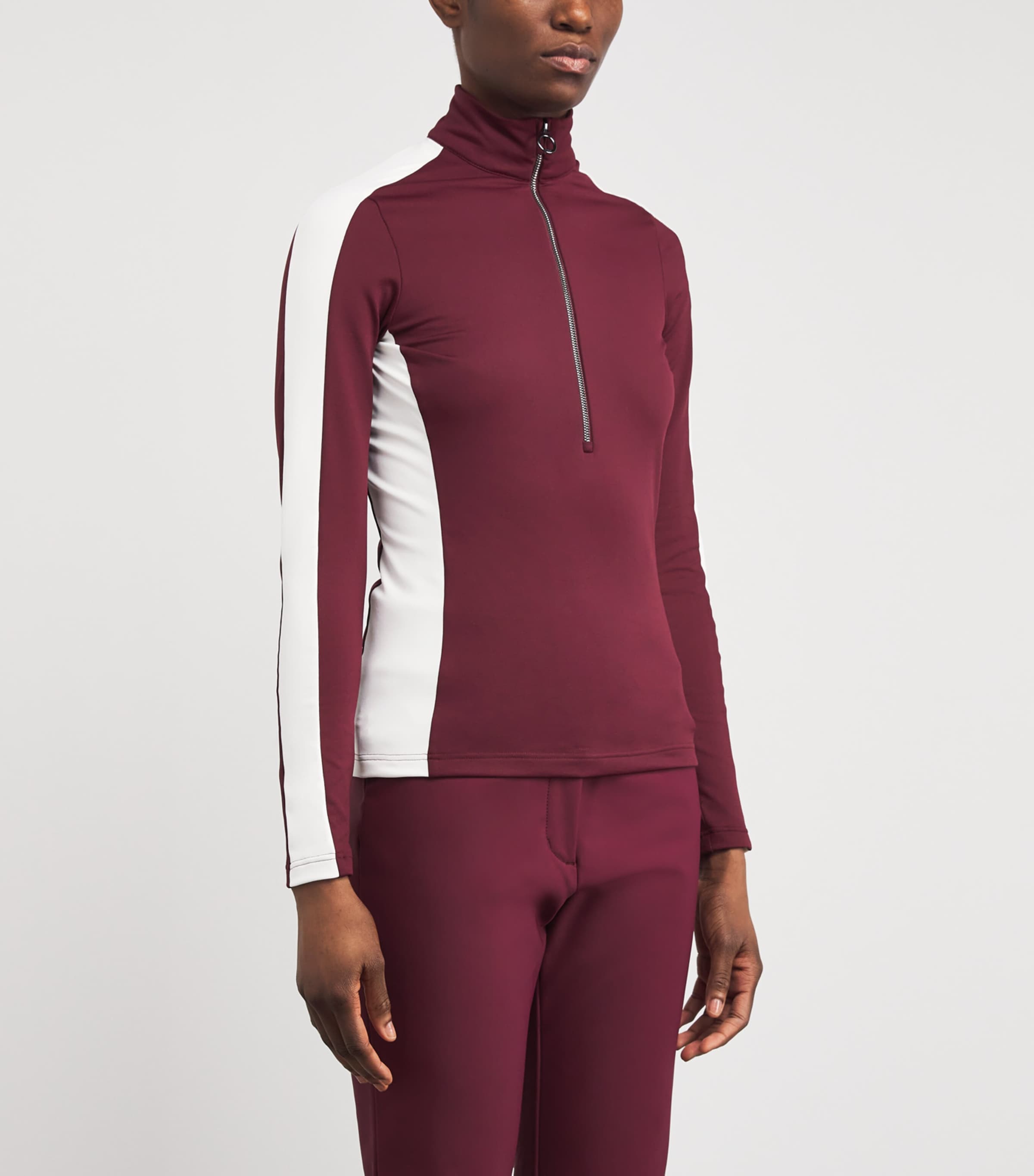 Powerstretch Half-Zip Thermal T-Shirt 2026ACAJOU/NEIGE Image 3
