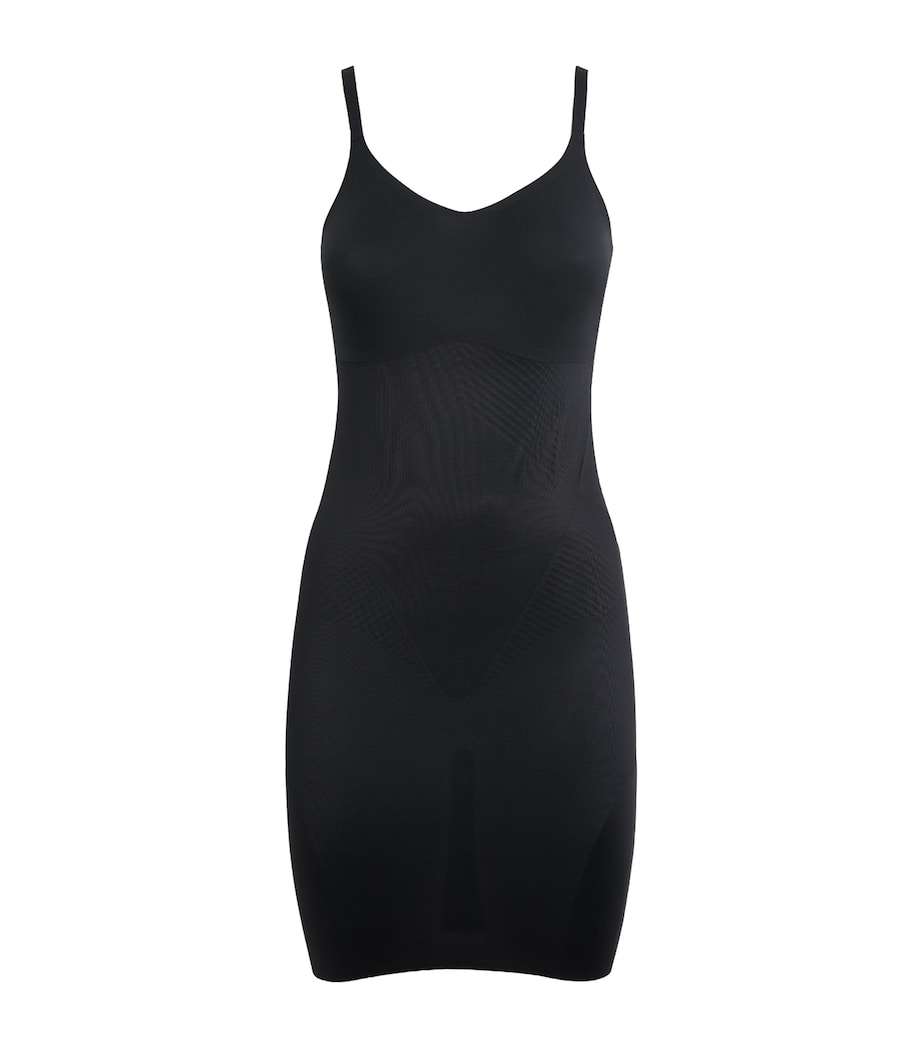 SPANX Womens SPANXThinstincts 2.0 Shaping Slip Dress Very Black Image 1