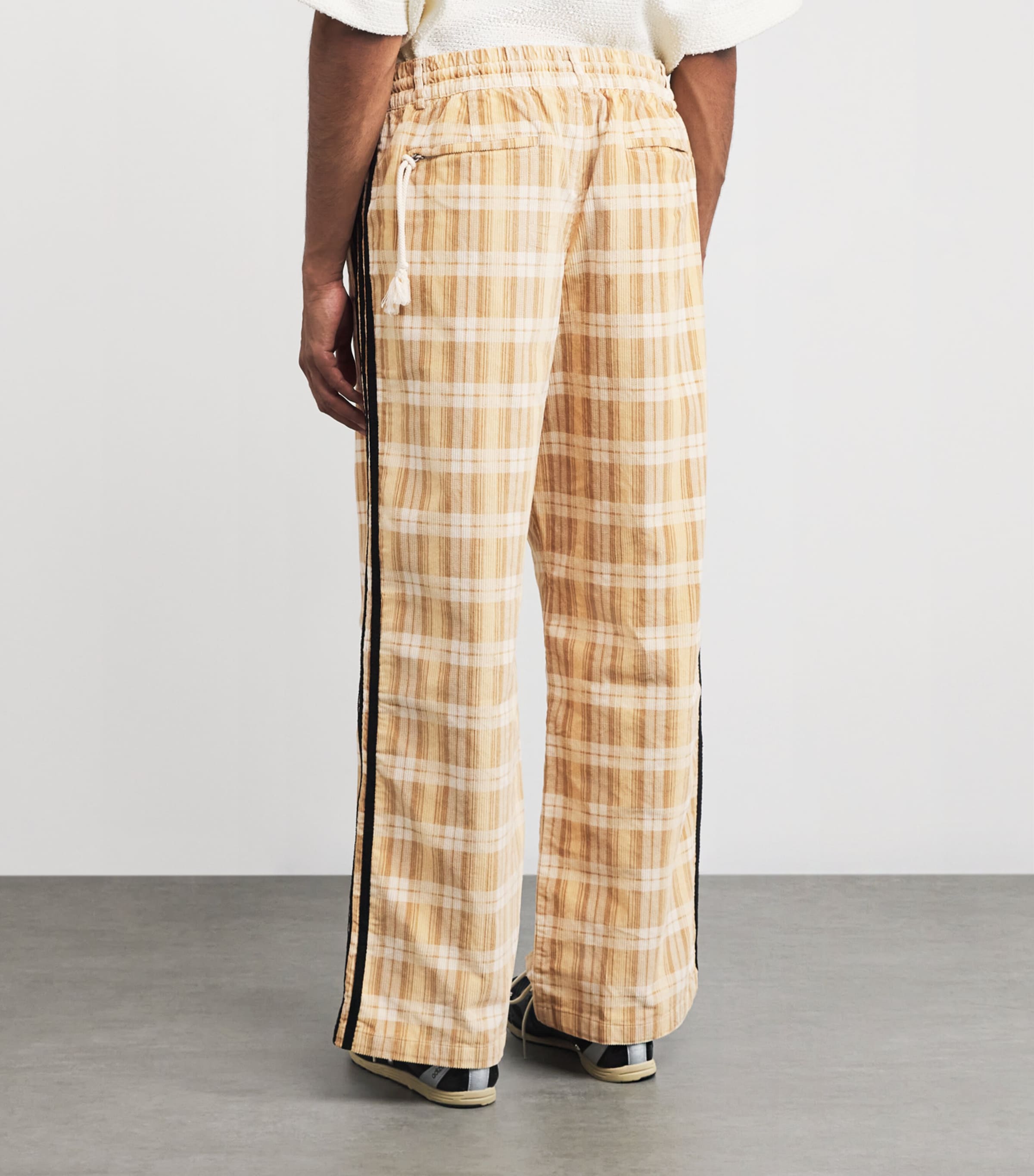 adidas Mens Originals x Song for the Mute Plaid Sweatpants Image 4