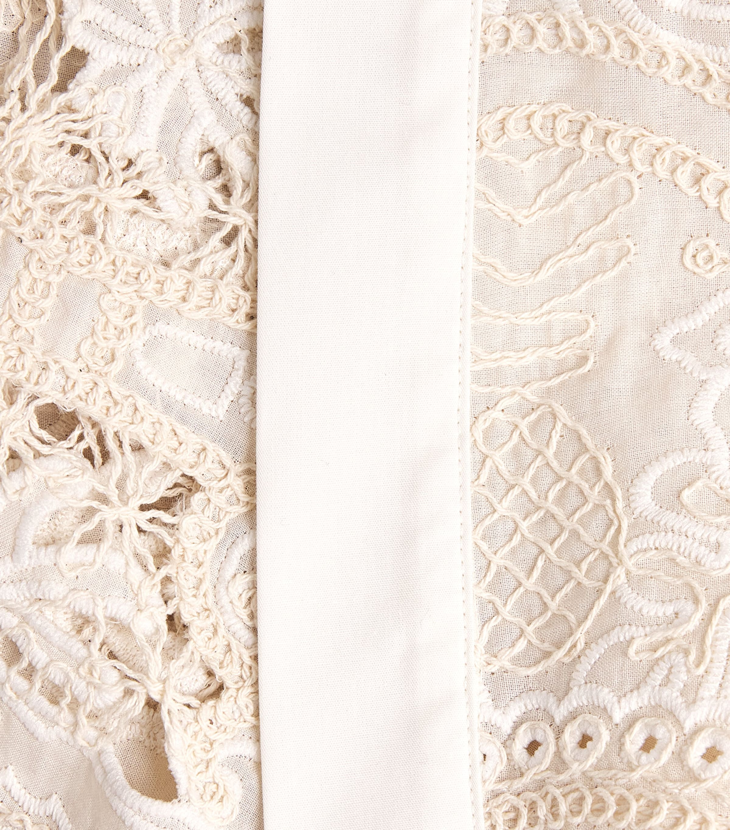 Loretta Caponi Womens Cotton Embroidered Ansedonia Robe Isola Bella Image 6