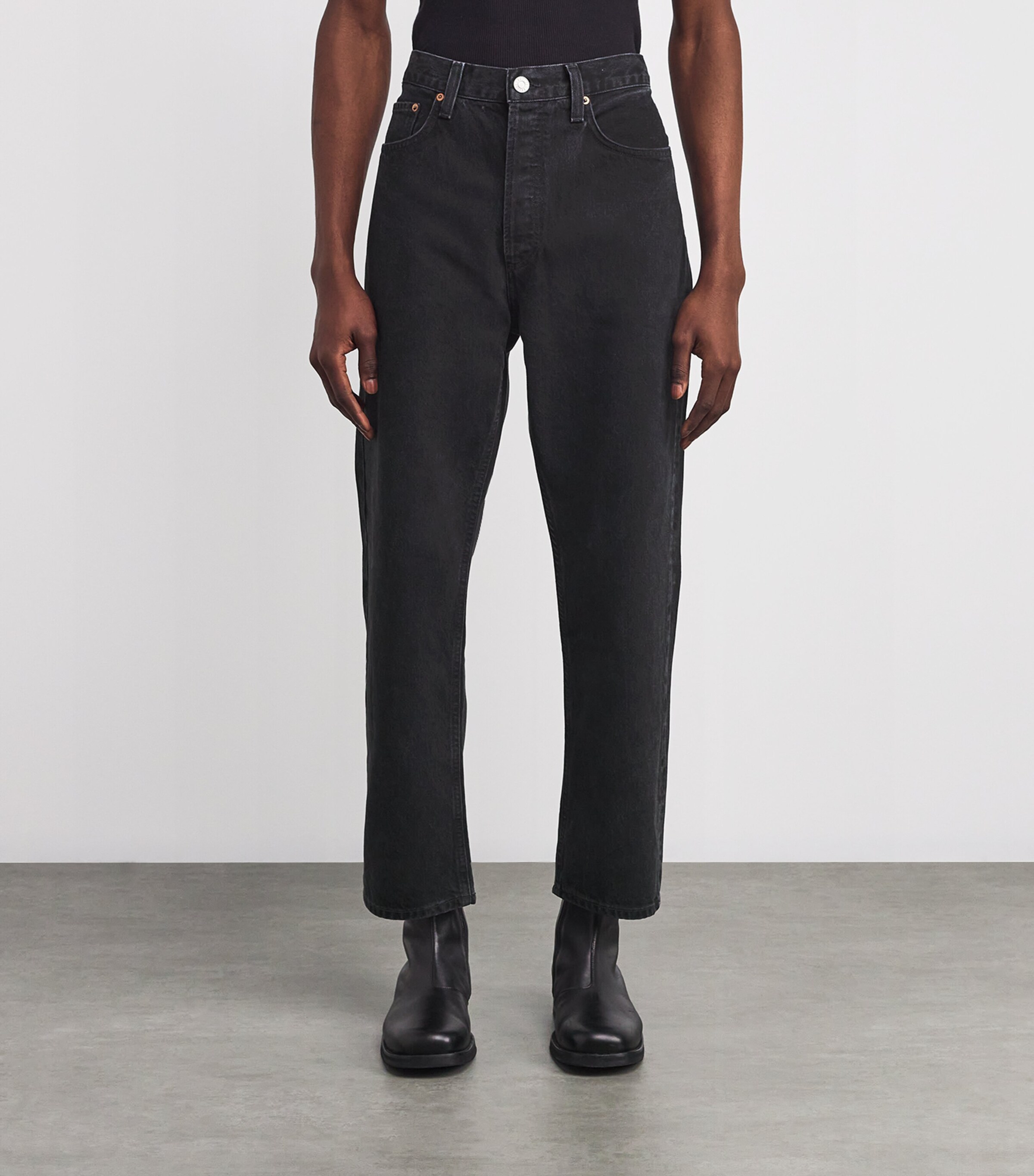 Organic Cotton-Blend Loose '90s Jeans KBR Image 3