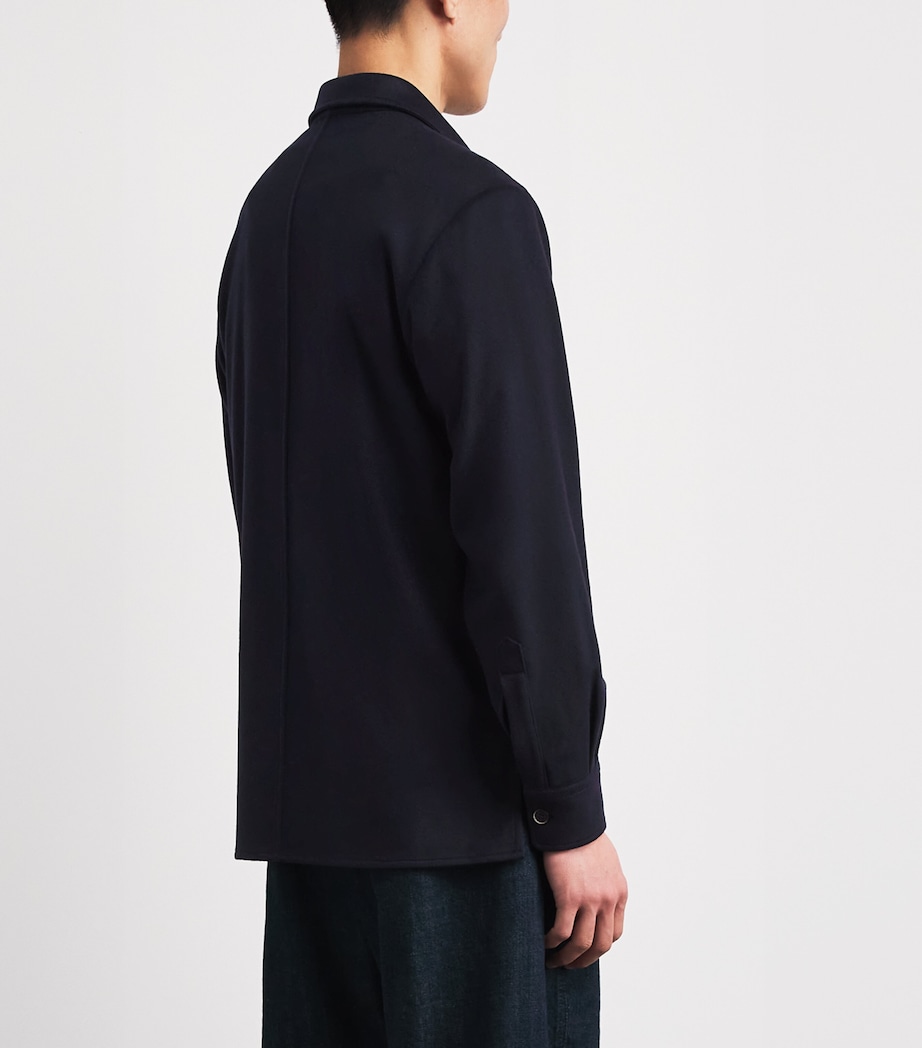 Barena Mens Cashmere Overshirt Image 5