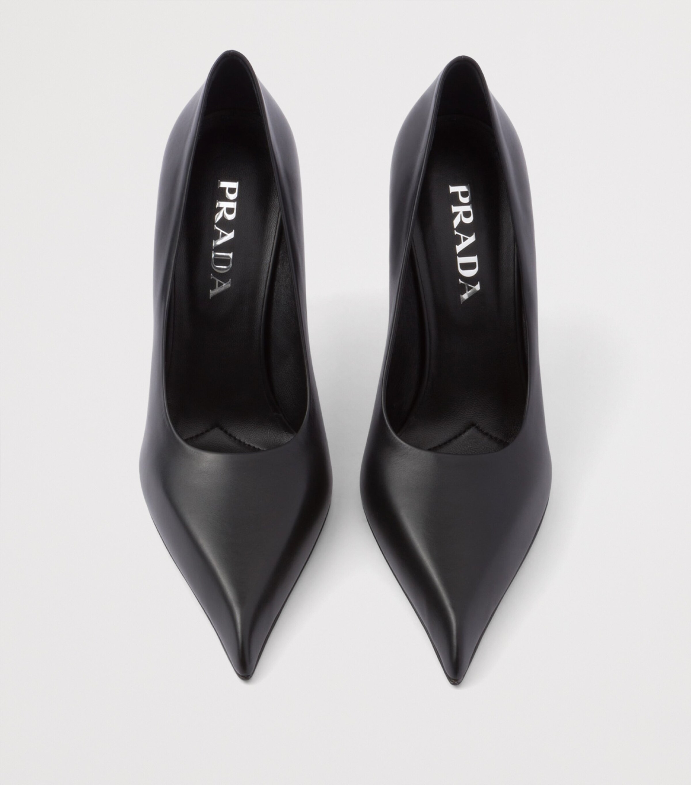 Prada Leather Pumps 85 Black Image 4