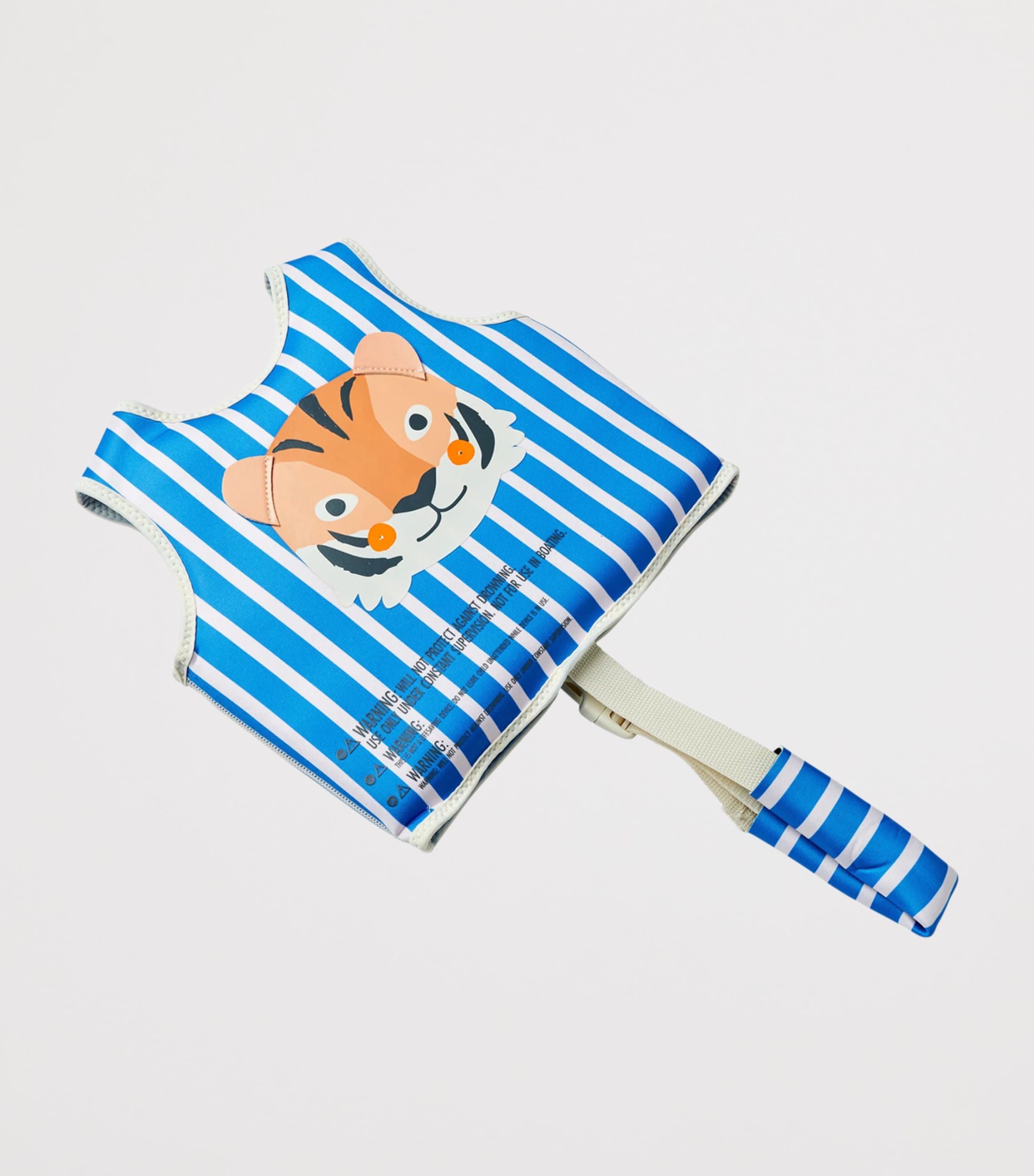 Sunnylife Kids Tino the Tiger Swim Vest (24-36 Months) Blue Image 3