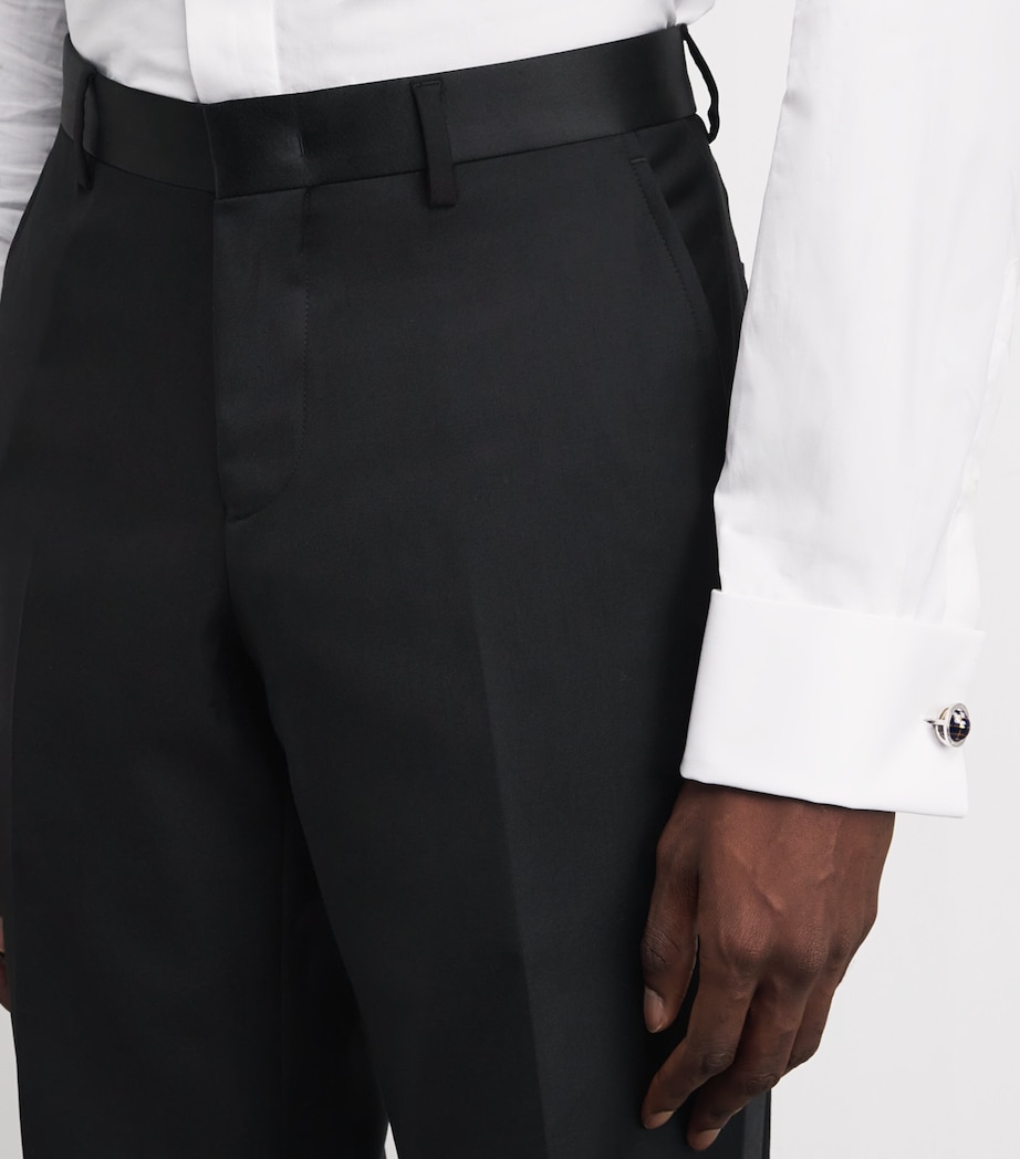 Virgin Wool Tailored Trousers 999 Image 6
