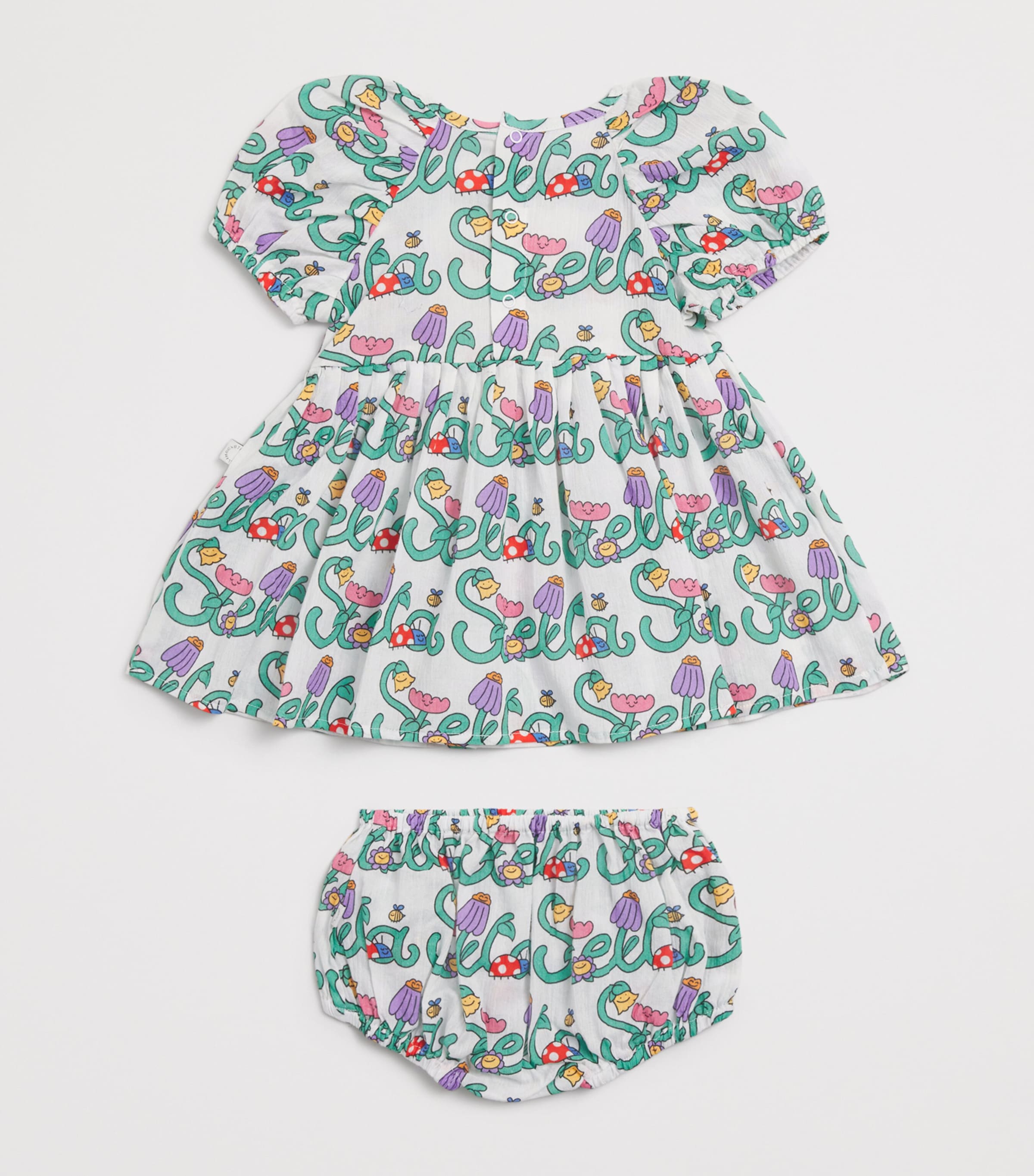 Stella McCartney Kids Organic Cotton Vine Print Dress (2-12 Years) Image 2