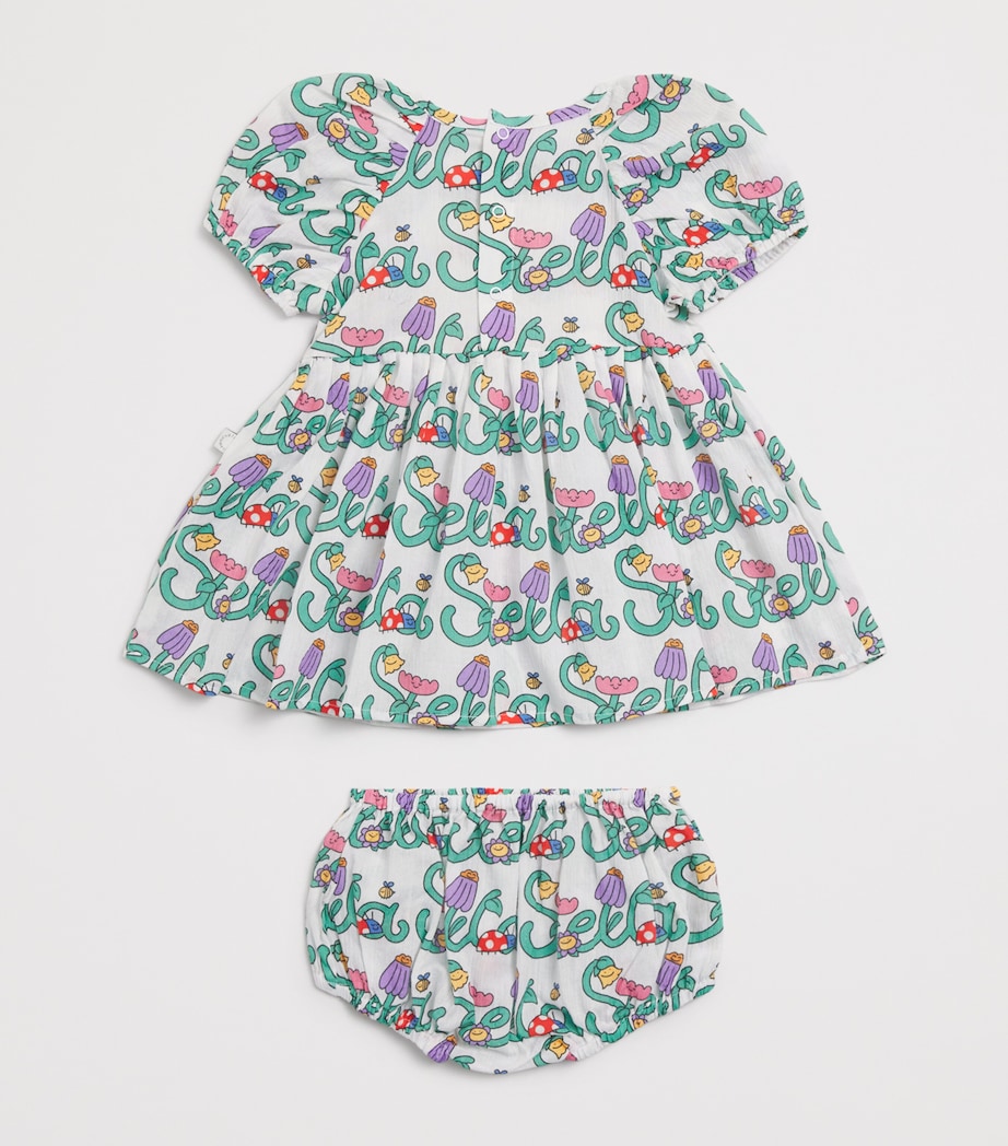 Stella McCartney Kids Organic Cotton Vine Print Dress (2-12 Years) Image 2
