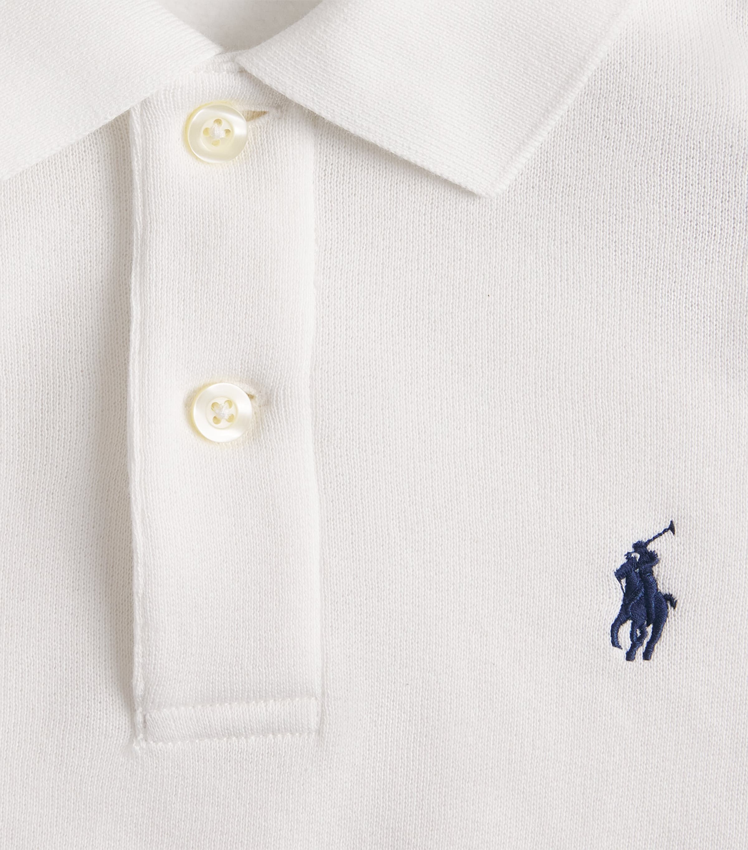Polo Ralph Lauren Womens Fleece Polo Sweatshirt White Image 6