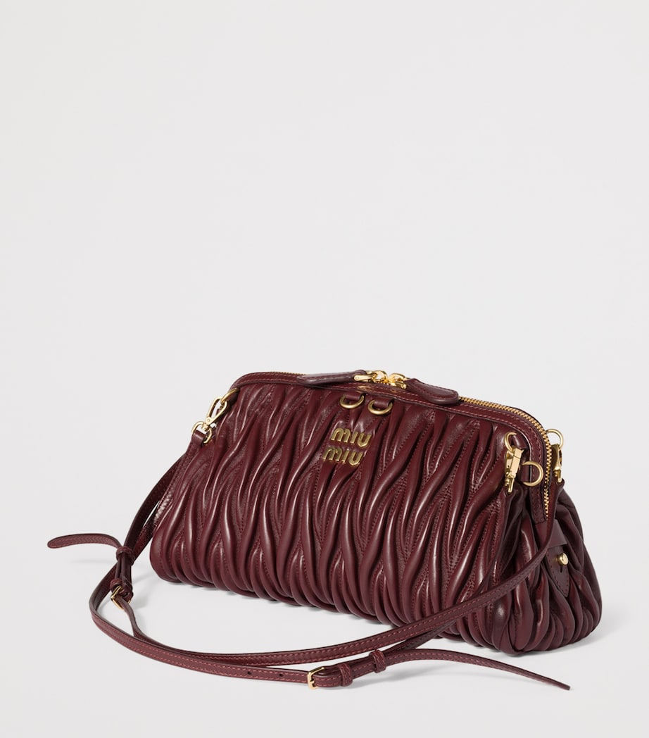 Matelassé Leather Clutch Bag F0007 Image 2