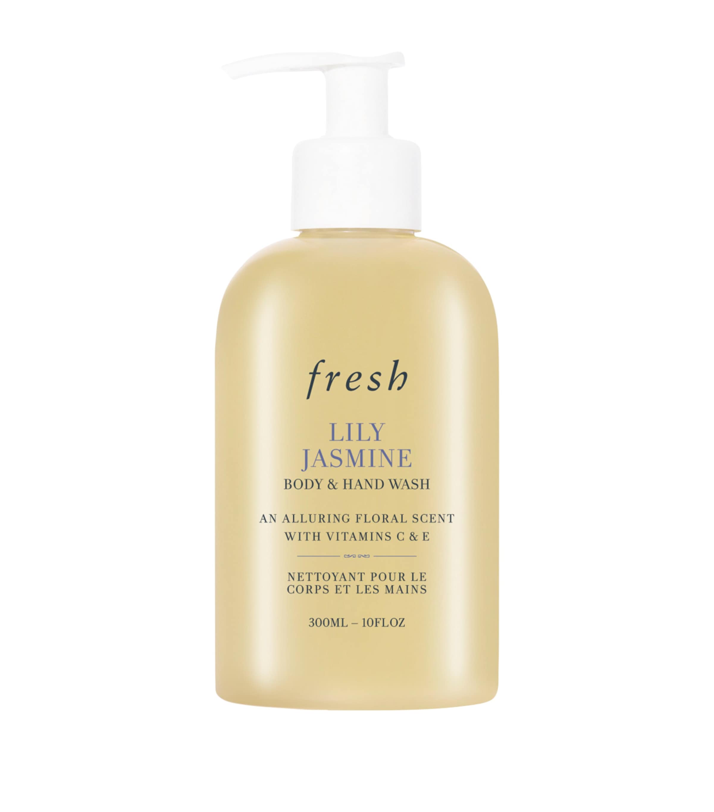 Fresh Lily Jasmine Hand & Body Wash In White