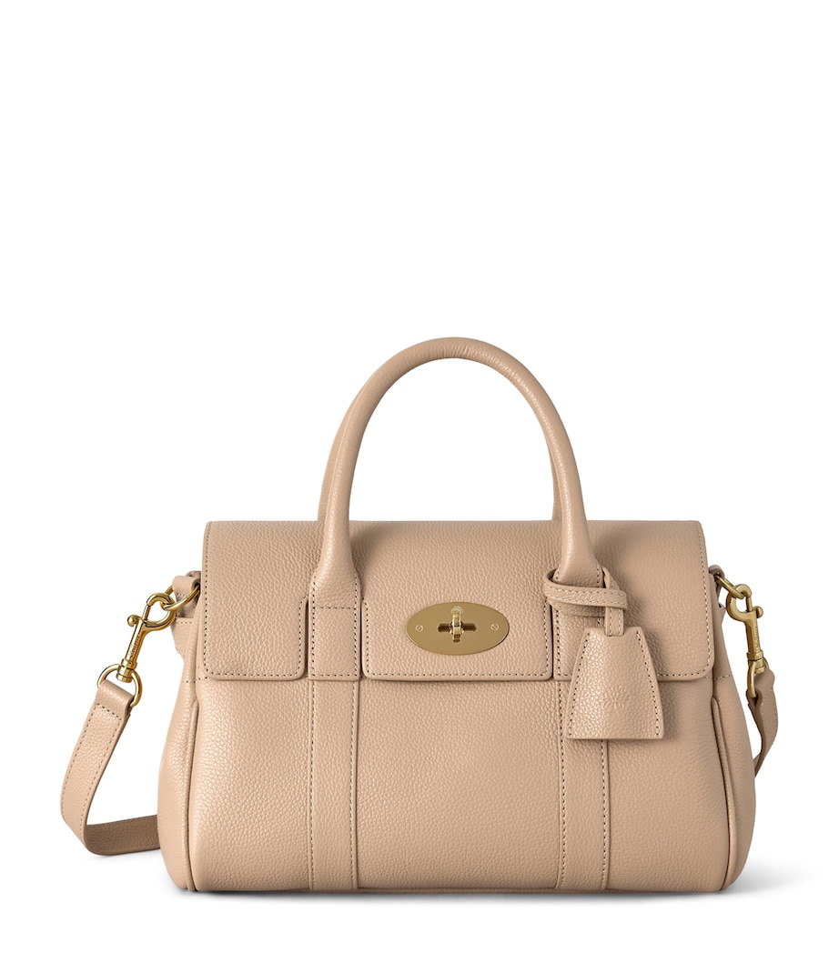 Mulberry Small Leather Bayswater Satchel Bag Crumpet Image 1