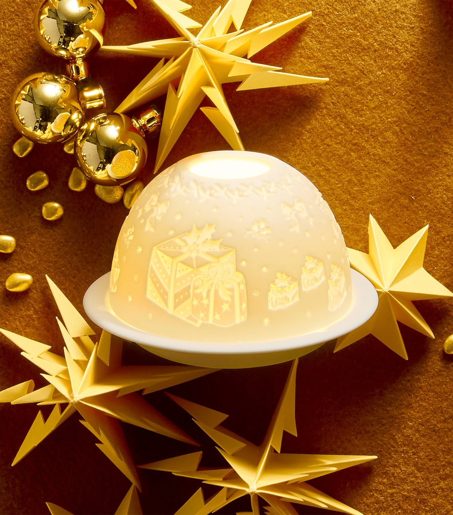 Festive LED Votivelight Lithophane BLANC Image 3