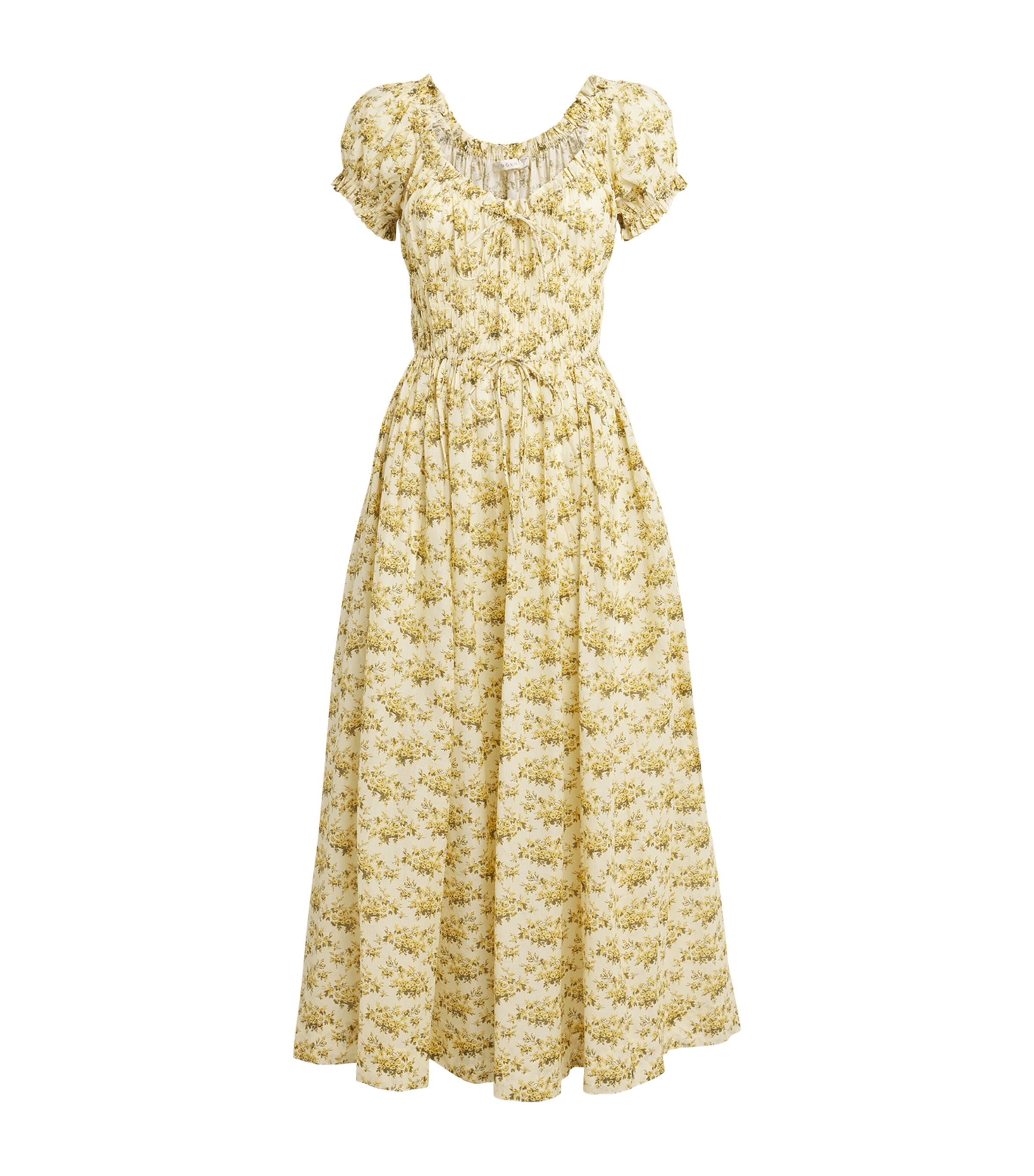 Organic Cotton Ashlynn Maxi Dress CITRON ROSIER FLORAL Image 1