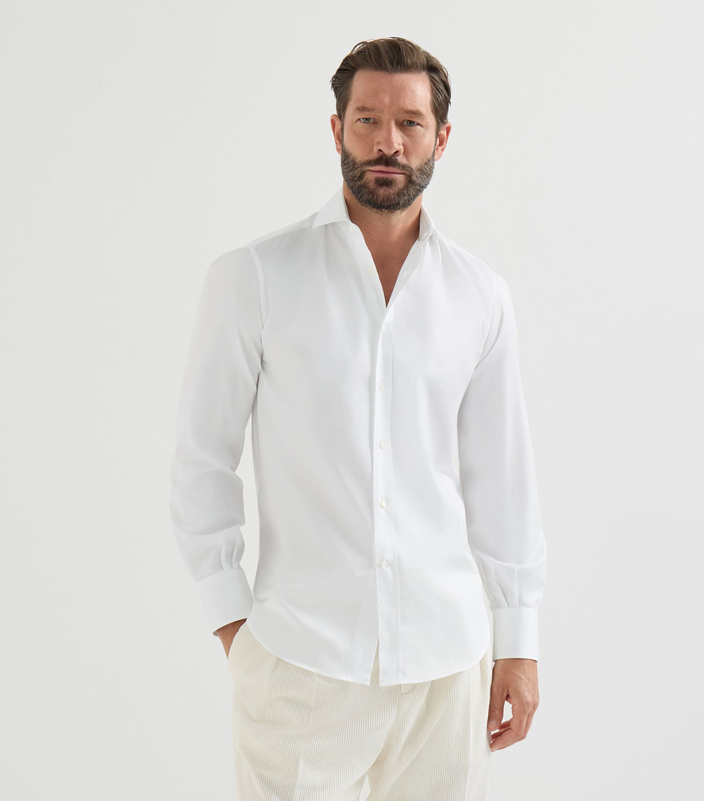 Brunello Cucinelli Mens MBUC40028C159 SHIRT . Image 2