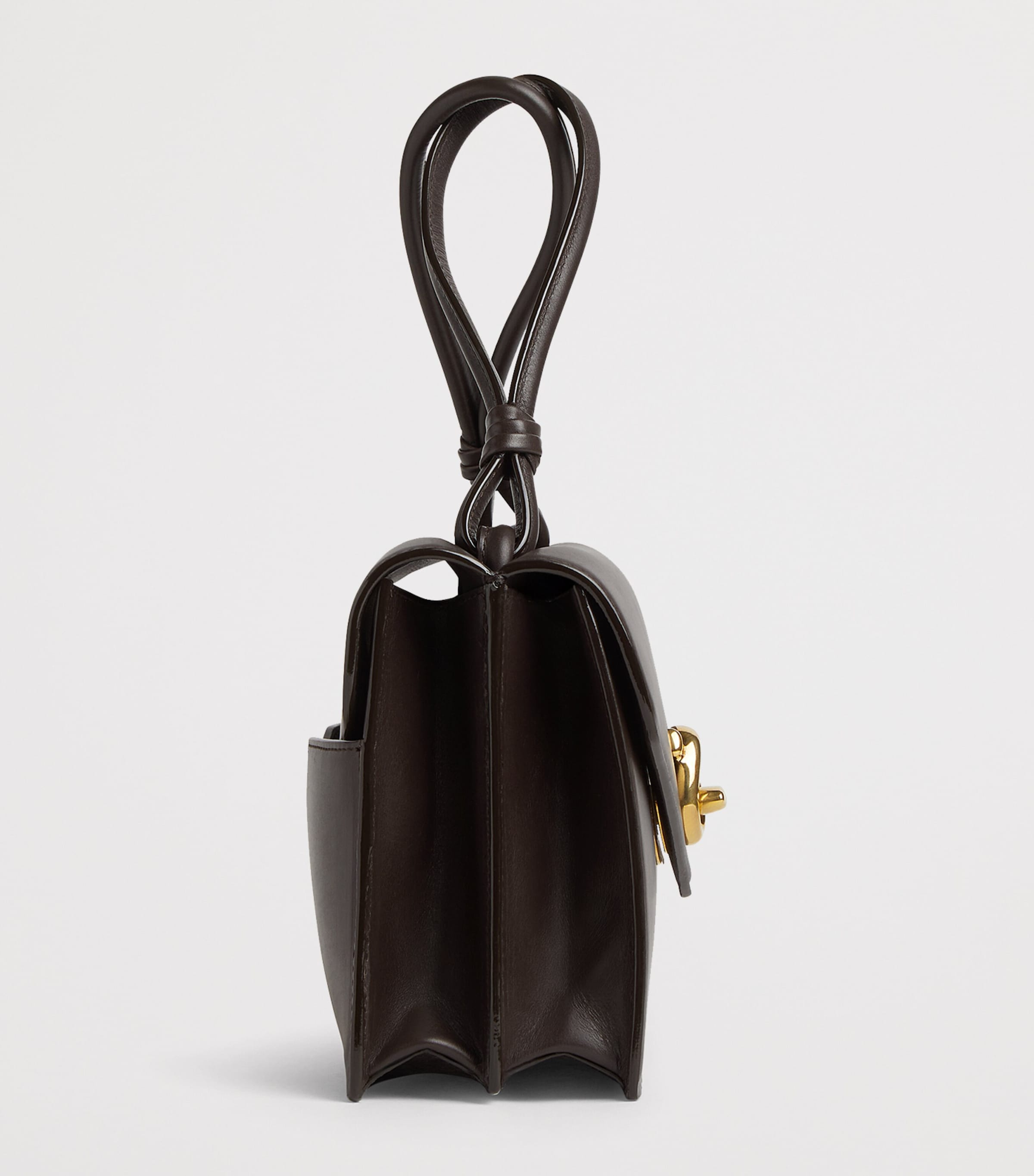 Leather Nodo Piano Top-Handle Bag 2190 Image 3