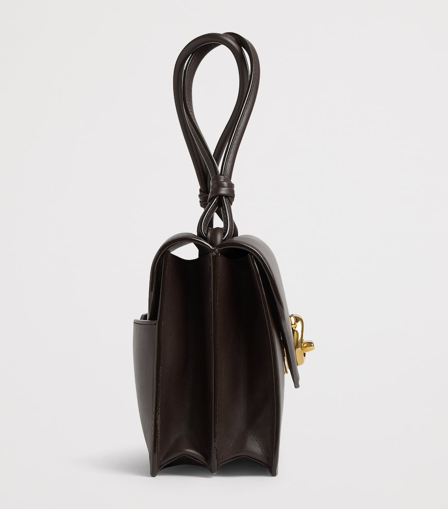 Leather Nodo Piano Top-Handle Bag 2190 Image 3