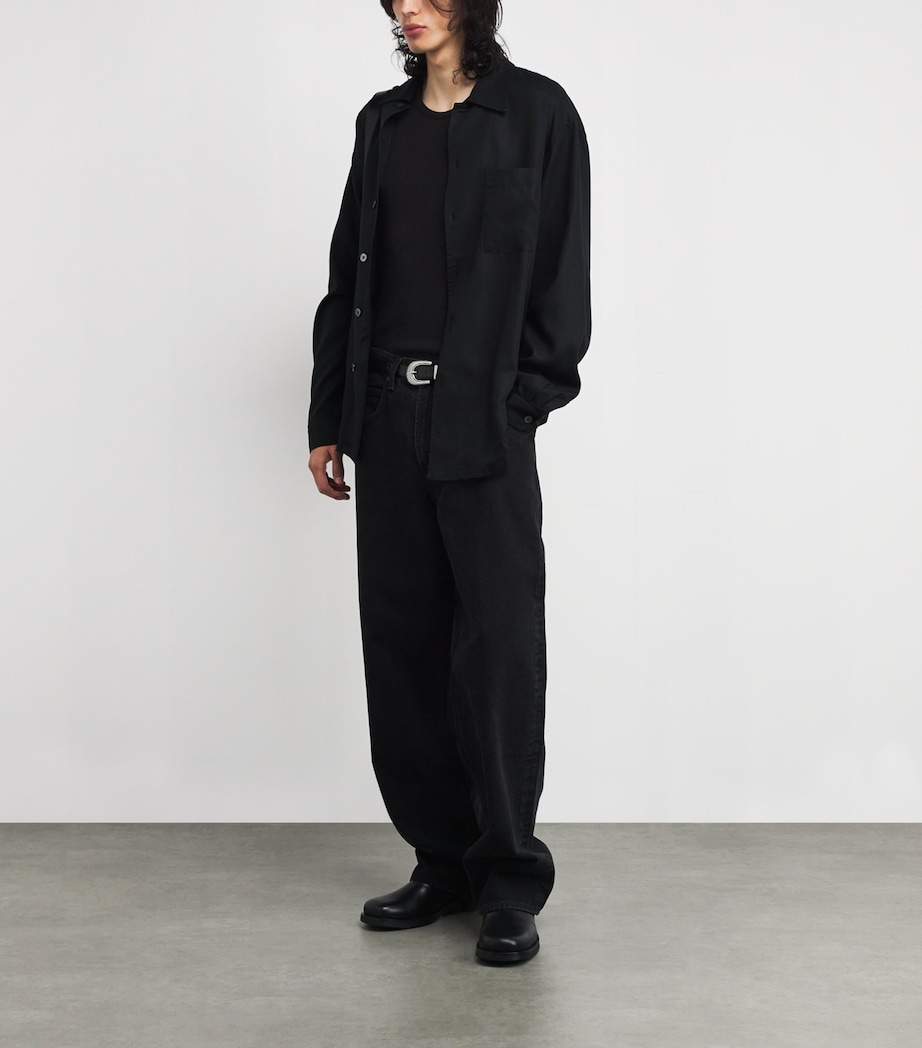 Ribbed Viggo Tank Top BLACK Image 2