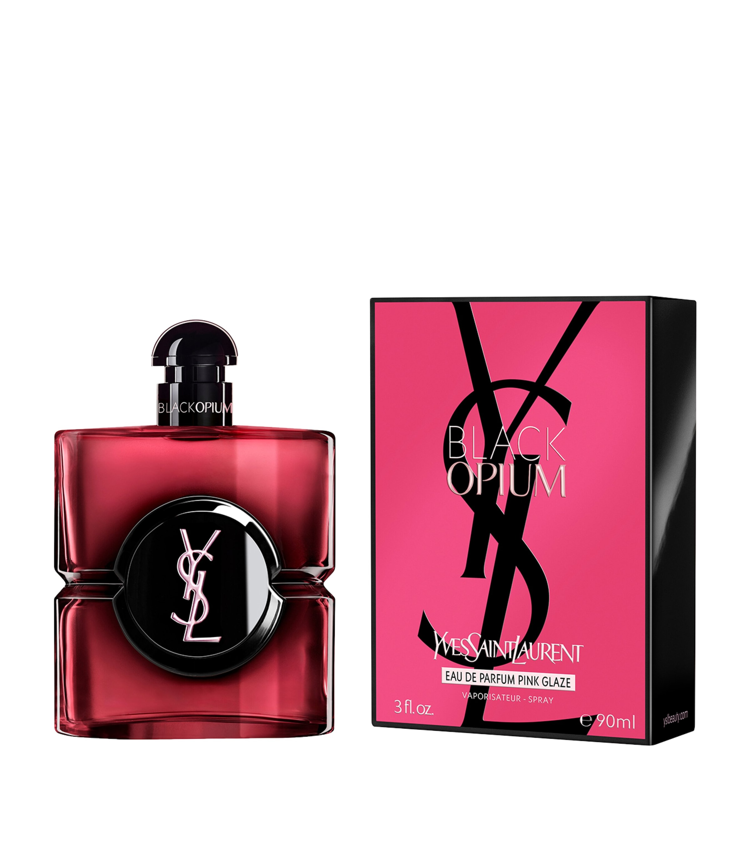YSL Black Opium Pink Glaze Eau de Parfum (90ml) Image 2